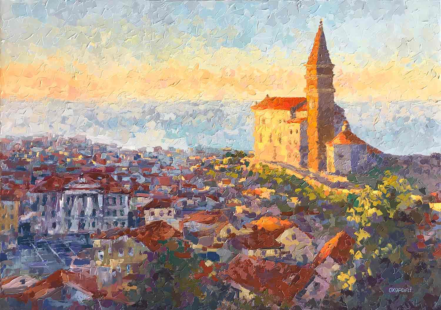Oxypoint, Piran, Slovenia, peinture - Galerie de vente et d’achat d’art contemporain en ligne Artalistic