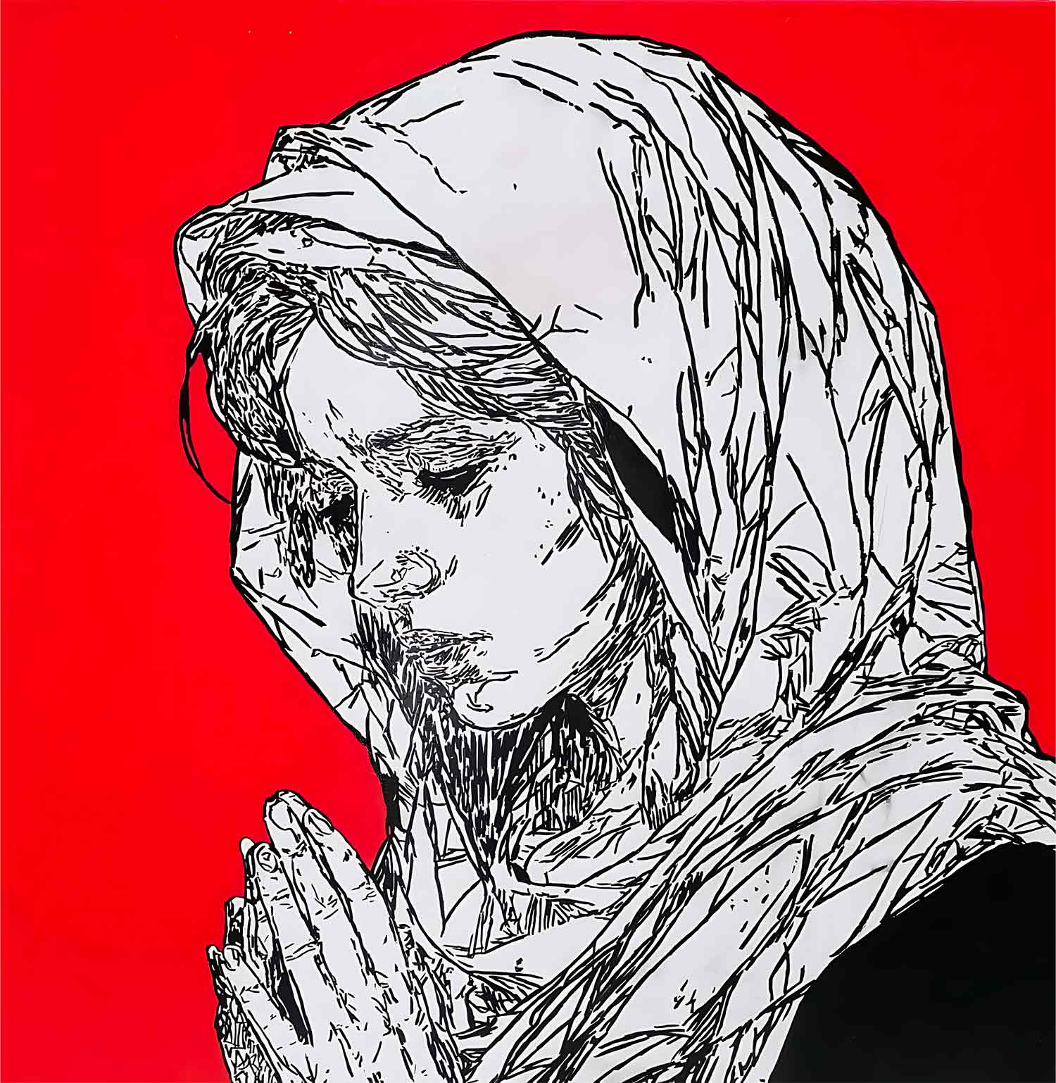 Chroma, Prière intérieure, peinture - Galerie de vente et d’achat d’art contemporain en ligne Artalistic