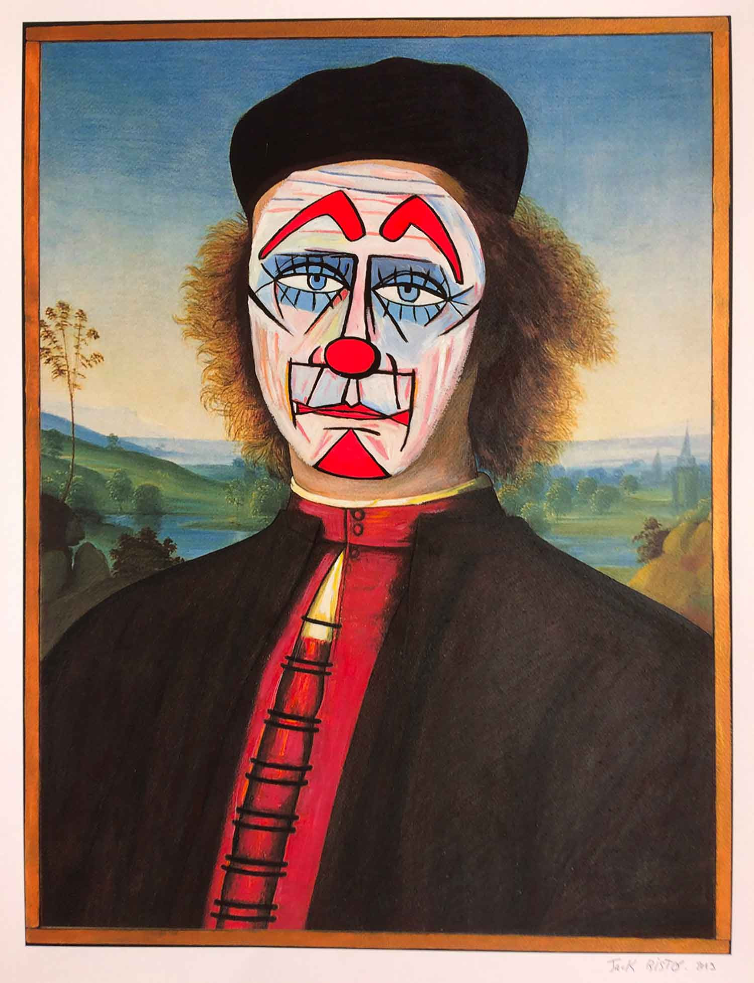 Jack Risto, Florence circus, Peinture - Galerie de vente et d’achat d’art contemporain en ligne Artalistic