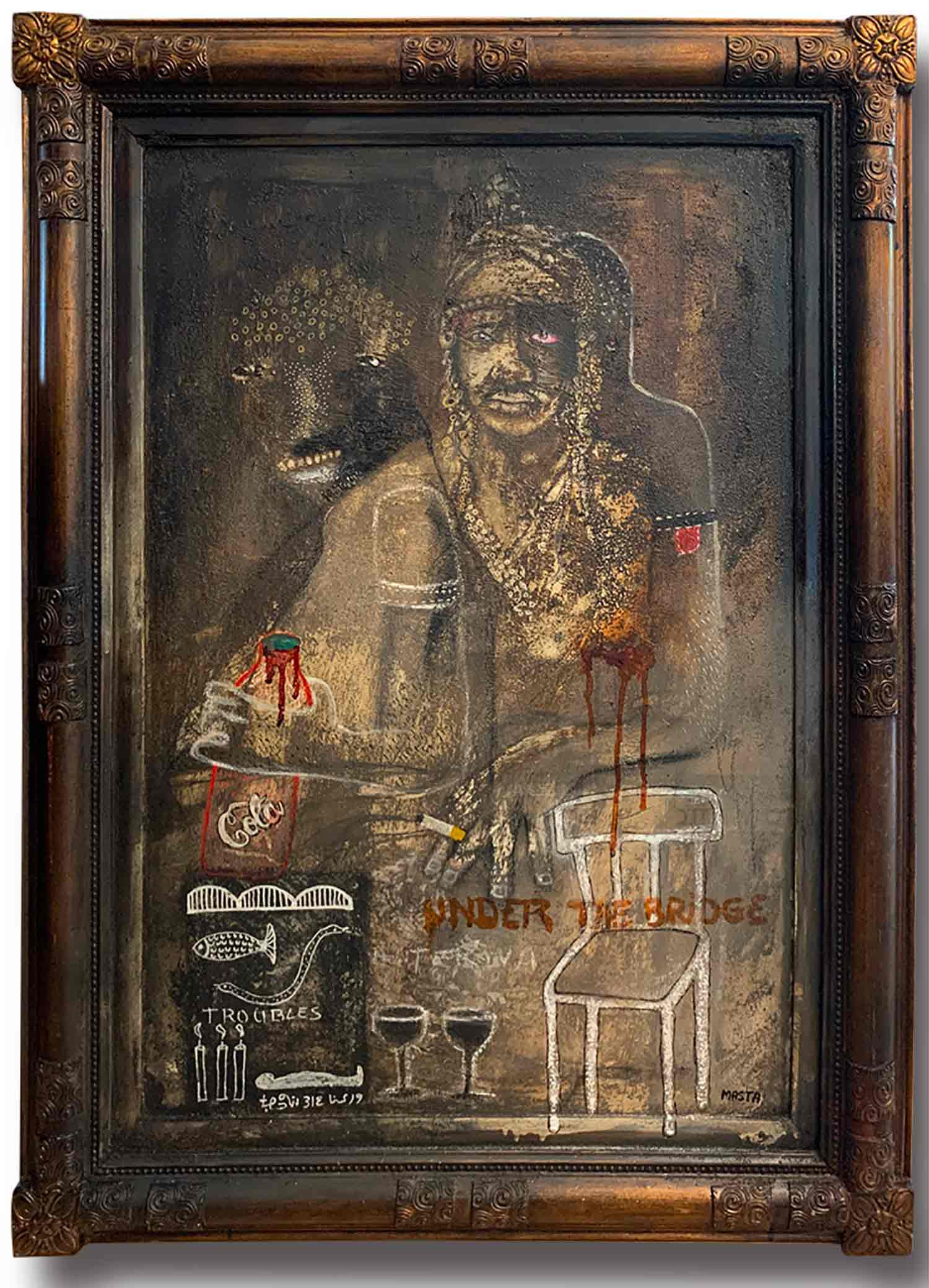 Masta, Fauteuil pour 2, peinture - Galerie de vente et d’achat d’art contemporain en ligne Artalistic