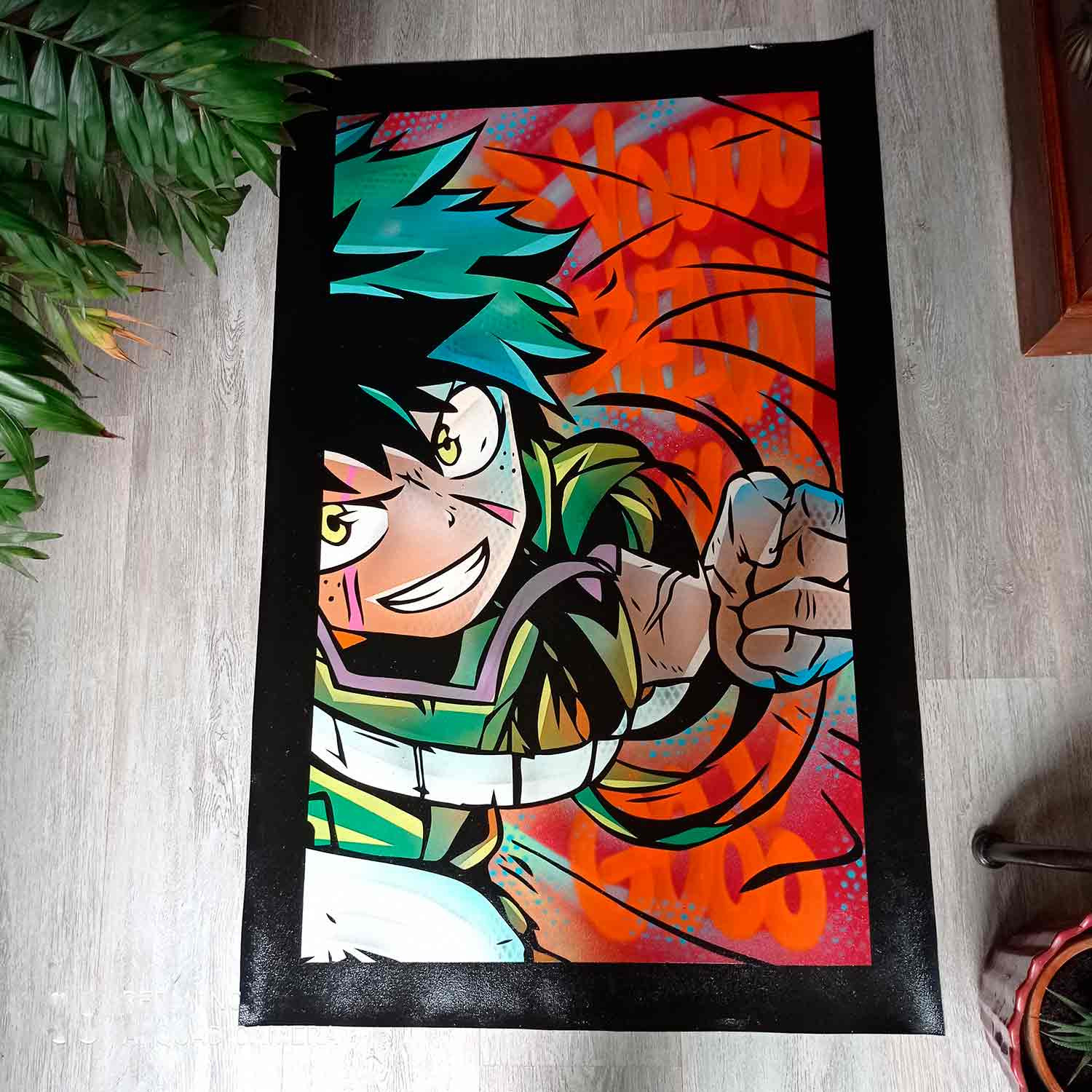 Fur, Need a hero, peinture - Galerie de vente et d’achat d’art contemporain en ligne Artalistic