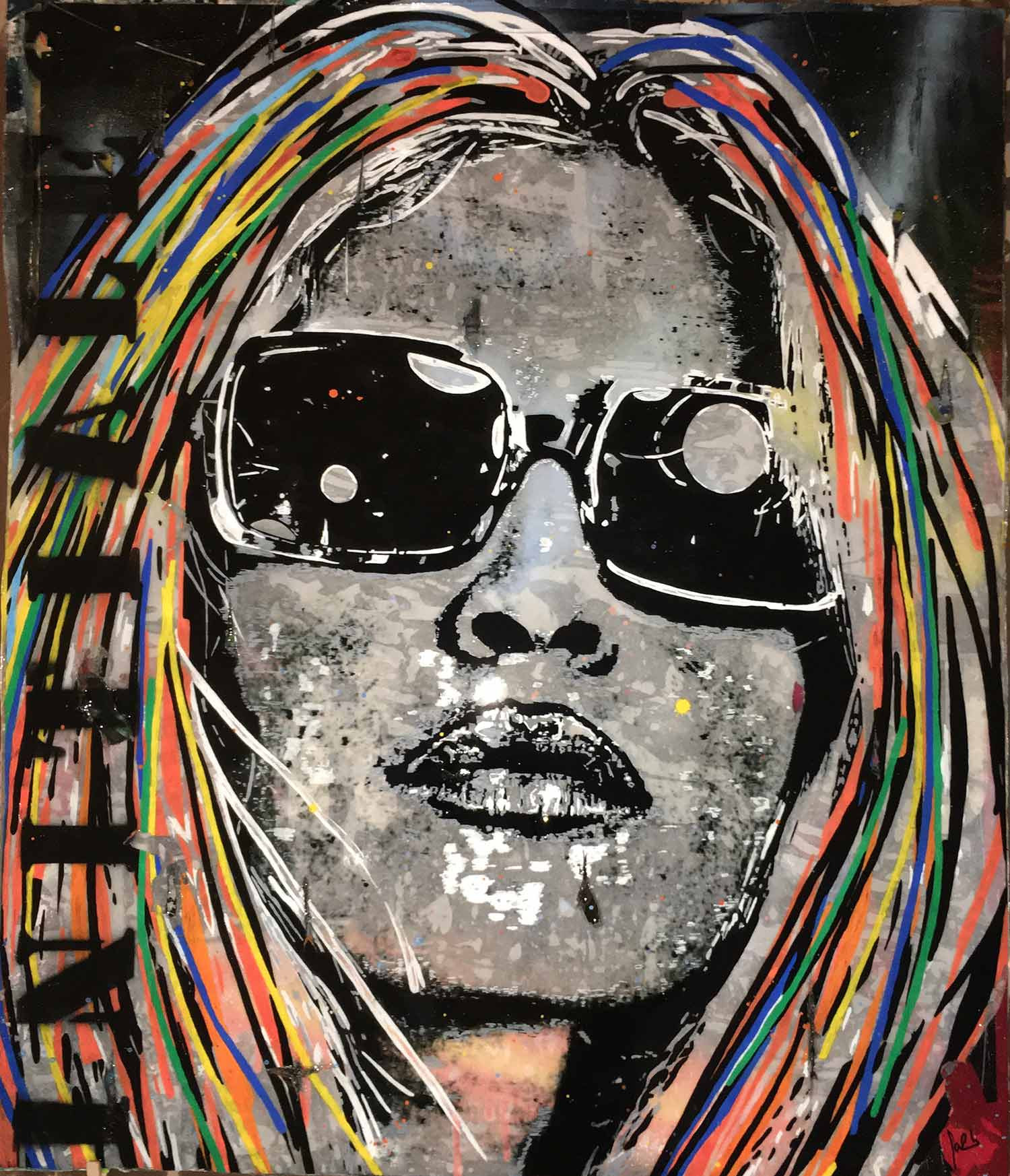 Fa2b, Initiales, peinture - Galerie de vente et d’achat d’art contemporain en ligne Artalistic