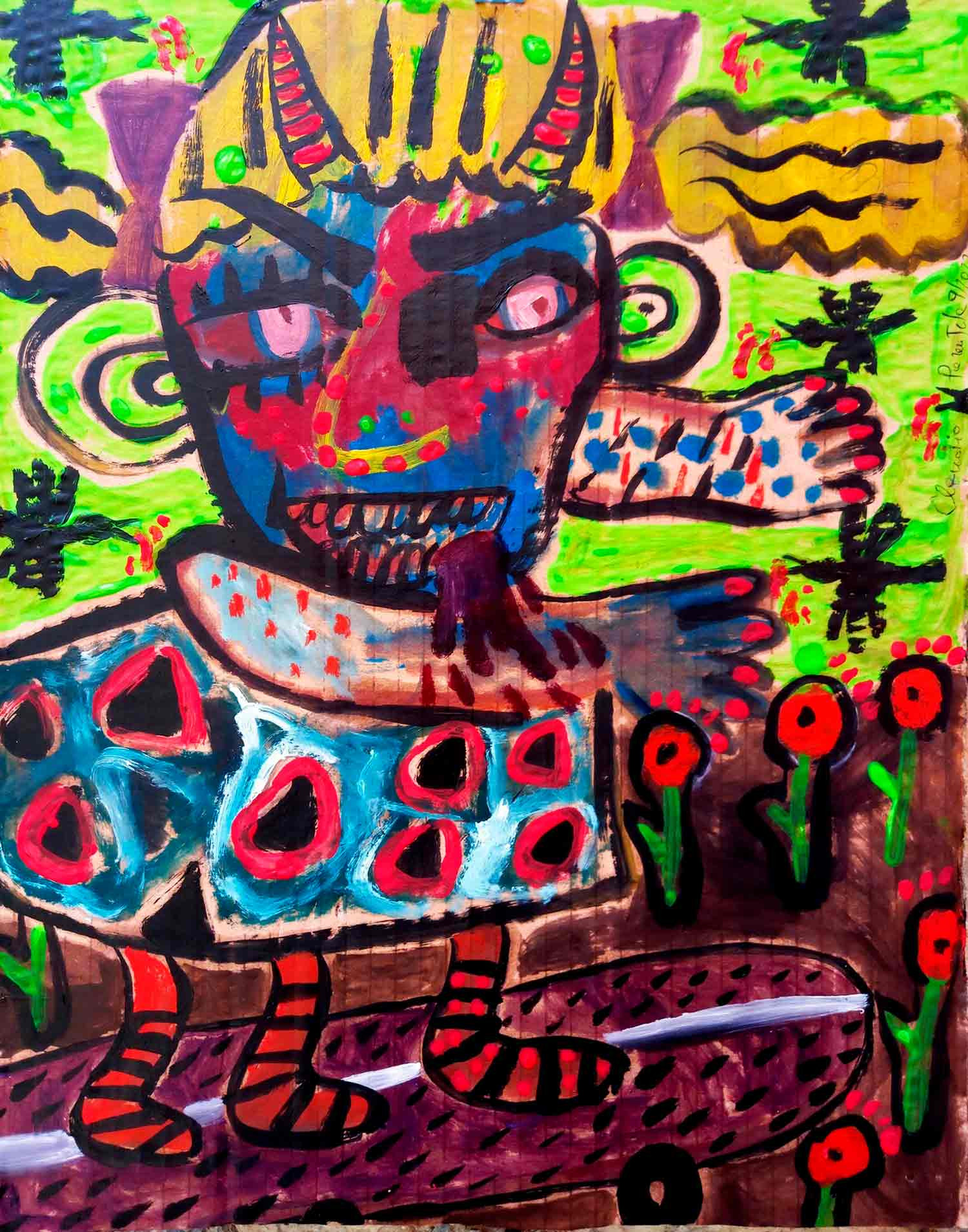 Claudio Parentela, Painting2842, peinture - Galerie de vente et d’achat d’art contemporain en ligne Artalistic