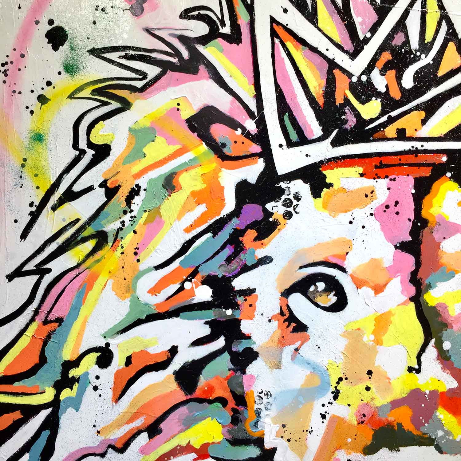 Patrick Cornée, The lion, peinture - Galerie de vente et d’achat d’art contemporain en ligne Artalistic