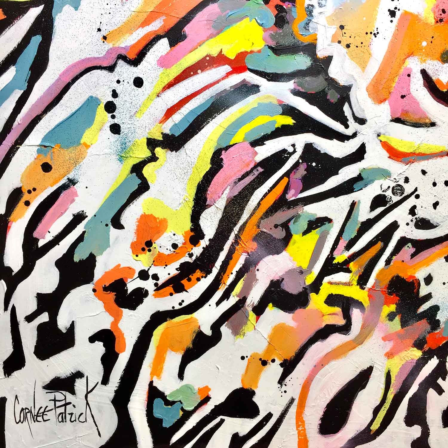 Patrick Cornée, The lion, peinture - Galerie de vente et d’achat d’art contemporain en ligne Artalistic