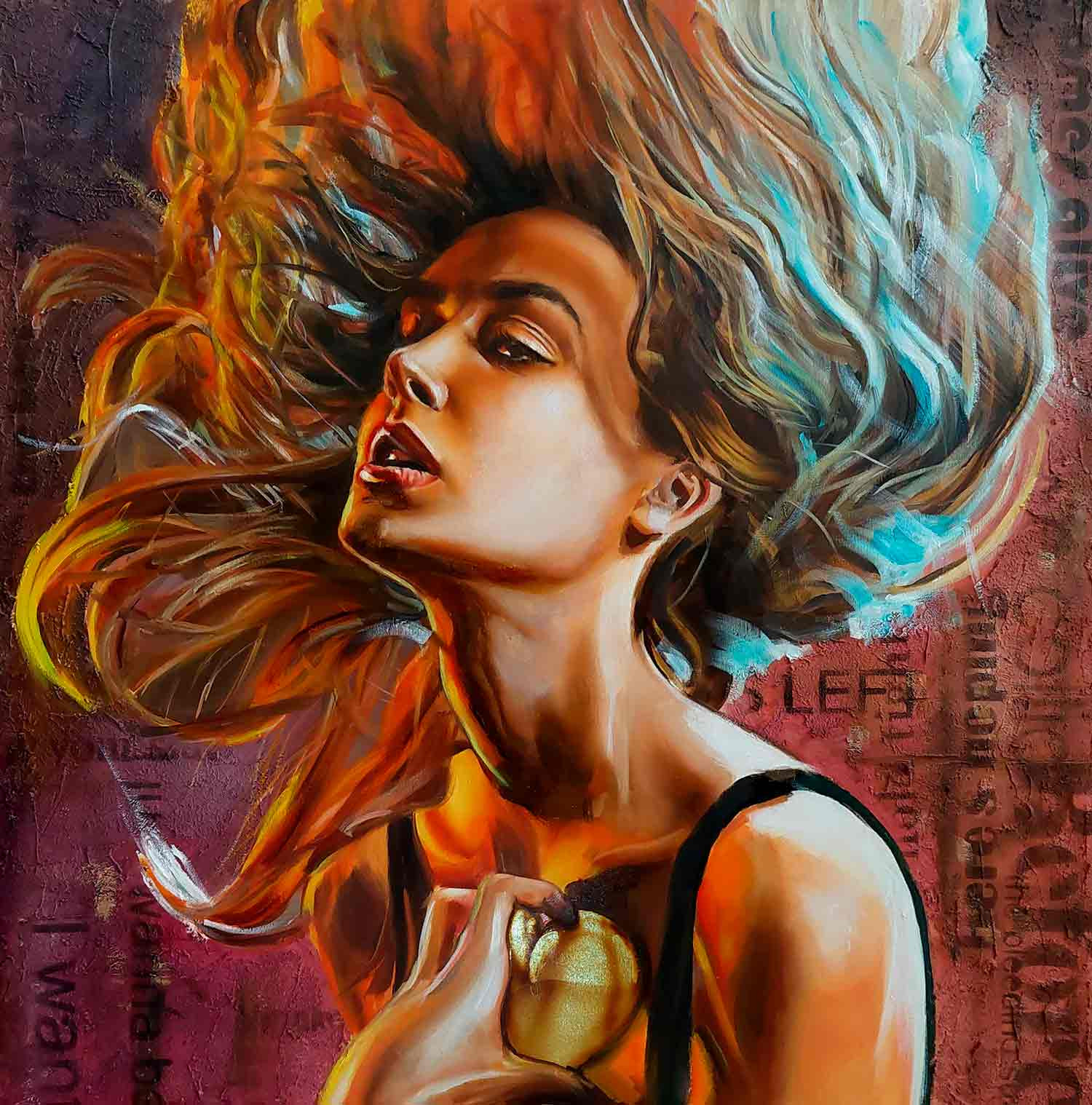 Simona Zecca, Sudden Blast, peinture - Galerie de vente et d’achat d’art contemporain en ligne Artalistic