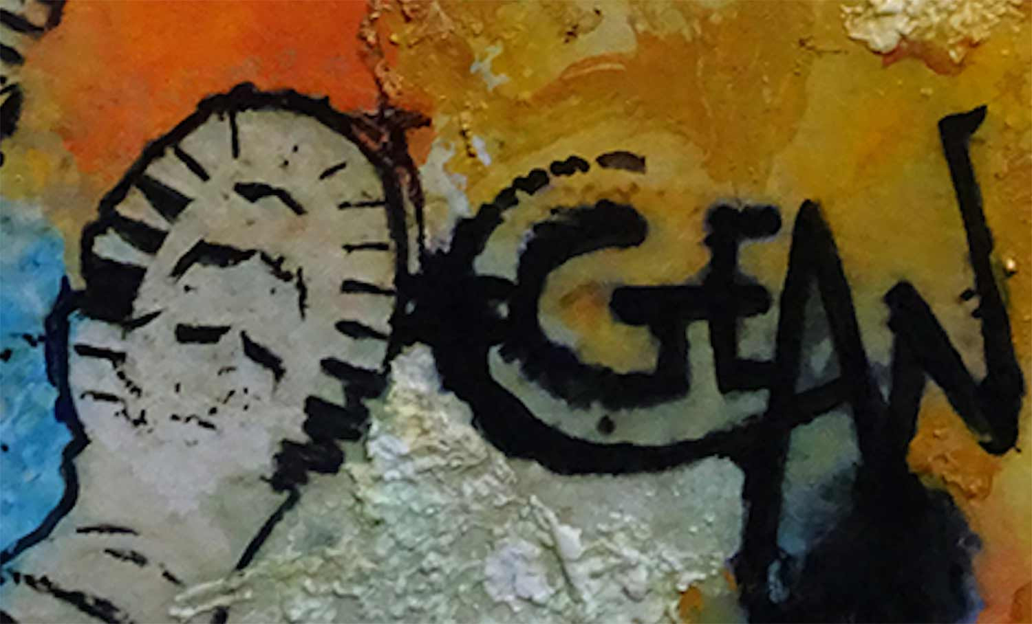 Claude Géan, J'ai marché sur la lune, peinture - Galerie de vente et d’achat d’art contemporain en ligne Artalistic