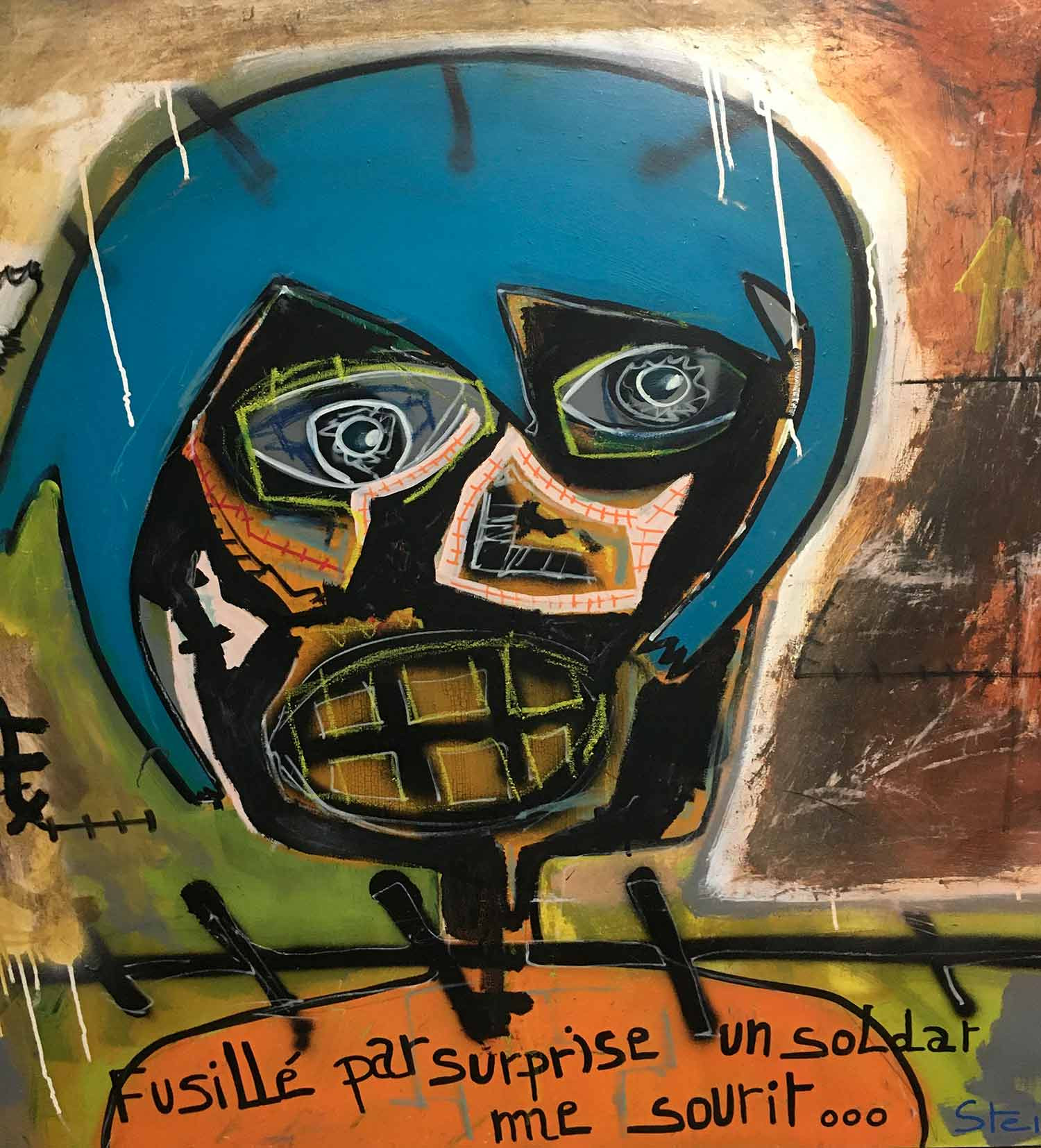 Eric Stein, Me sourit, peinture - Galerie de vente et d’achat d’art contemporain en ligne Artalistic