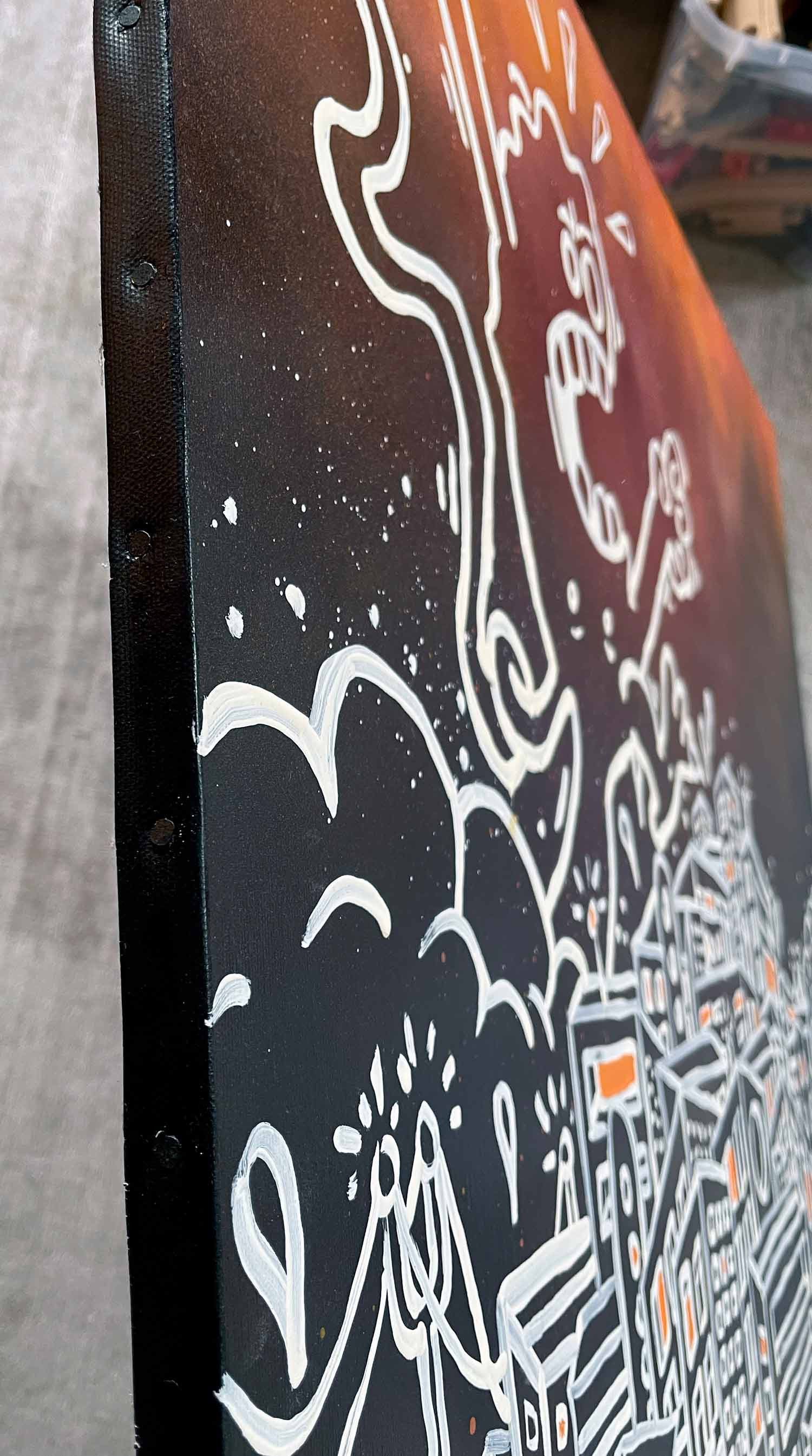 Ewen Gur, Uptown Invasion, peinture - Galerie de vente et d’achat d’art contemporain en ligne Artalistic