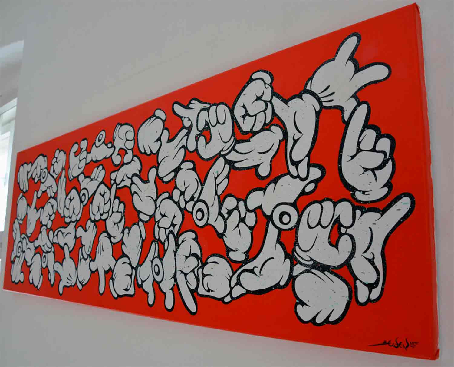 Ewen Gur, Sign language, peinture - Galerie de vente et d’achat d’art contemporain en ligne Artalistic