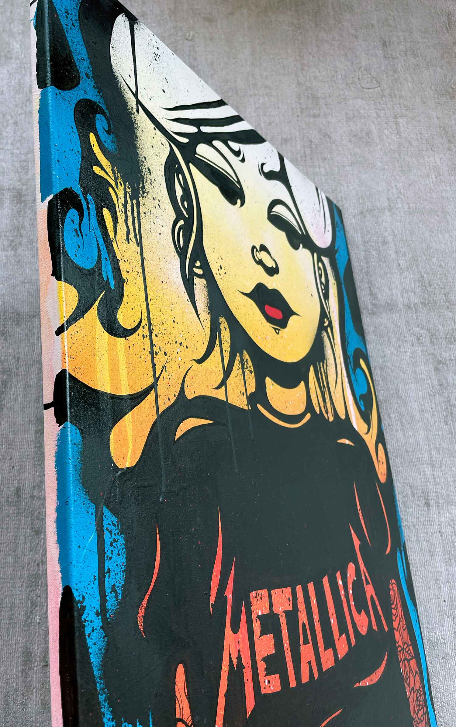 Ewen Gur, Metalhead, peinture - Galerie de vente et d’achat d’art contemporain en ligne Artalistic
