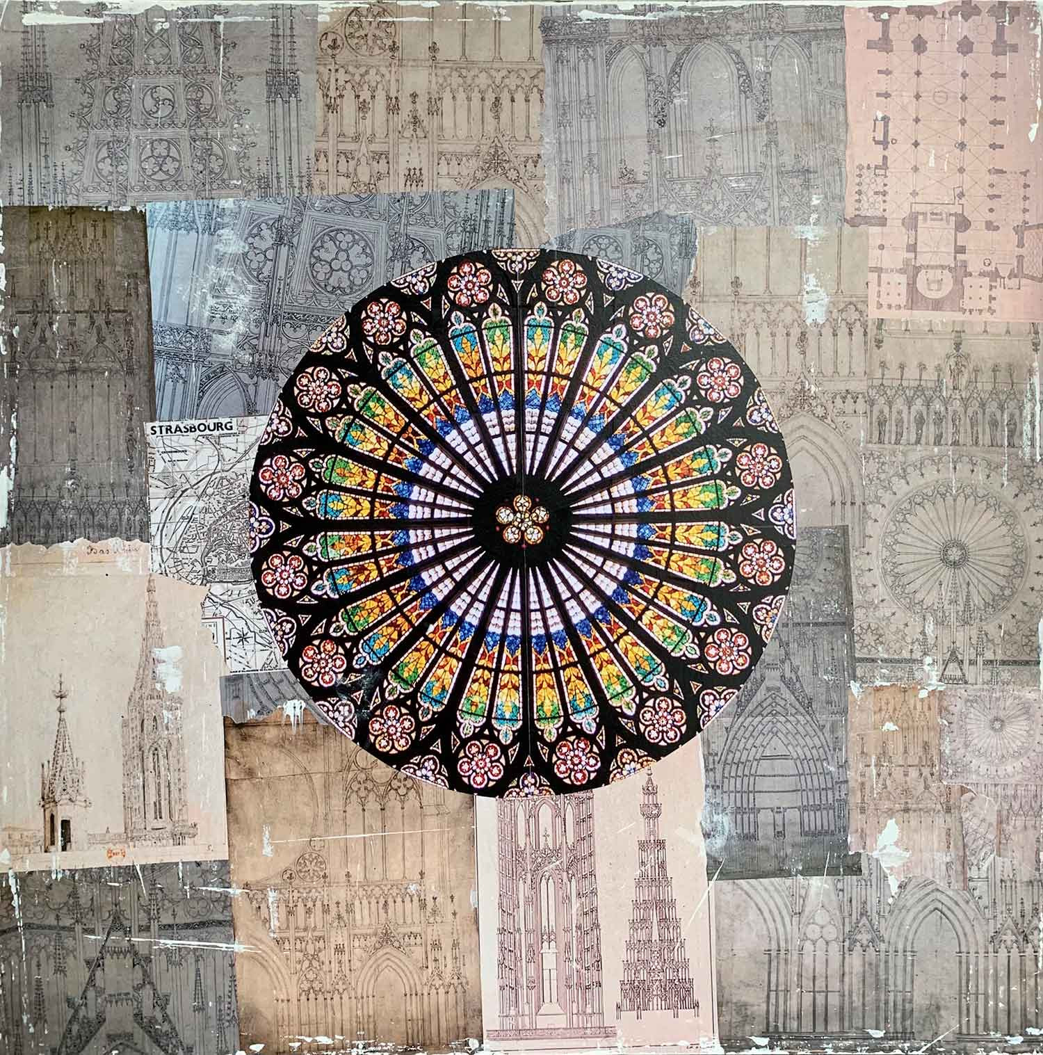 Louis Rosenthal, Rosace, peinture - Galerie de vente et d’achat d’art contemporain en ligne Artalistic