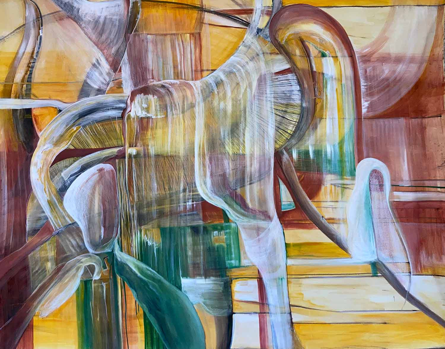 Sela, Eloge du mou, peinture - Galerie de vente et d’achat d’art contemporain en ligne Artalistic