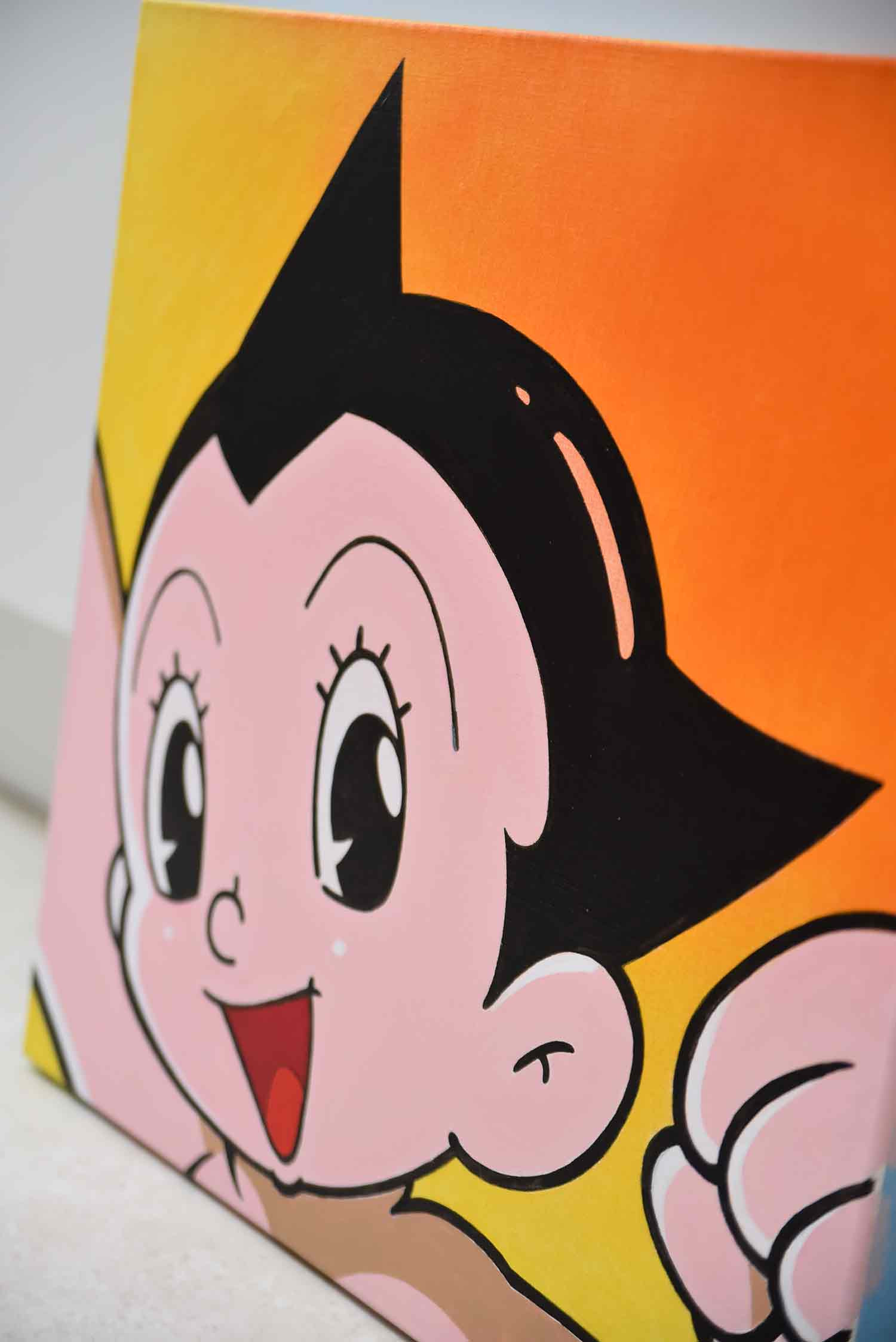 MC Garbage, Astroboy, peinture - Galerie de vente et d’achat d’art contemporain en ligne Artalistic