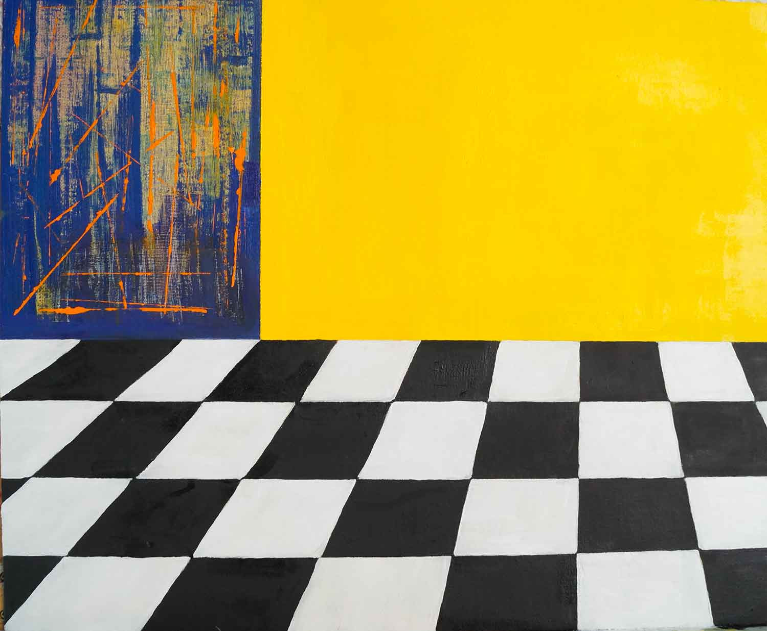 Pauline Katherine, La salle de bain, peinture - Galerie de vente et d’achat d’art contemporain en ligne Artalistic