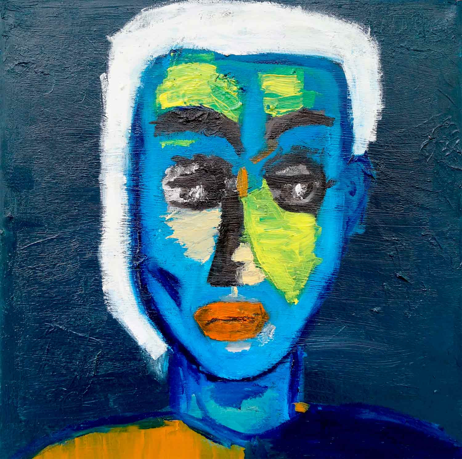 Pauline Katherine, L'inconnue #2, peinture - Galerie de vente et d’achat d’art contemporain en ligne Artalistic