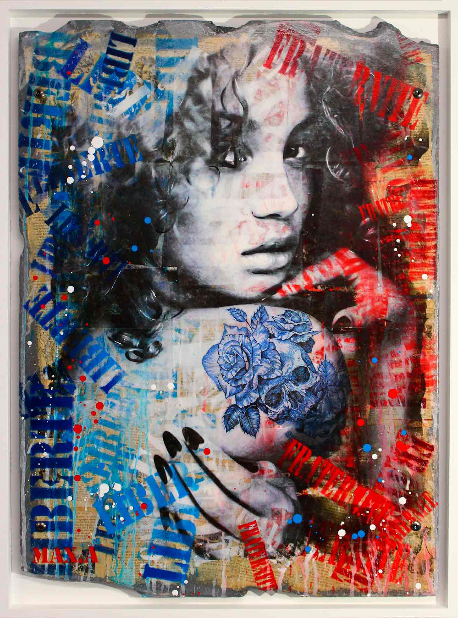 Max Andriot, Marianne, peinture - Galerie de vente et d’achat d’art contemporain en ligne Artalistic