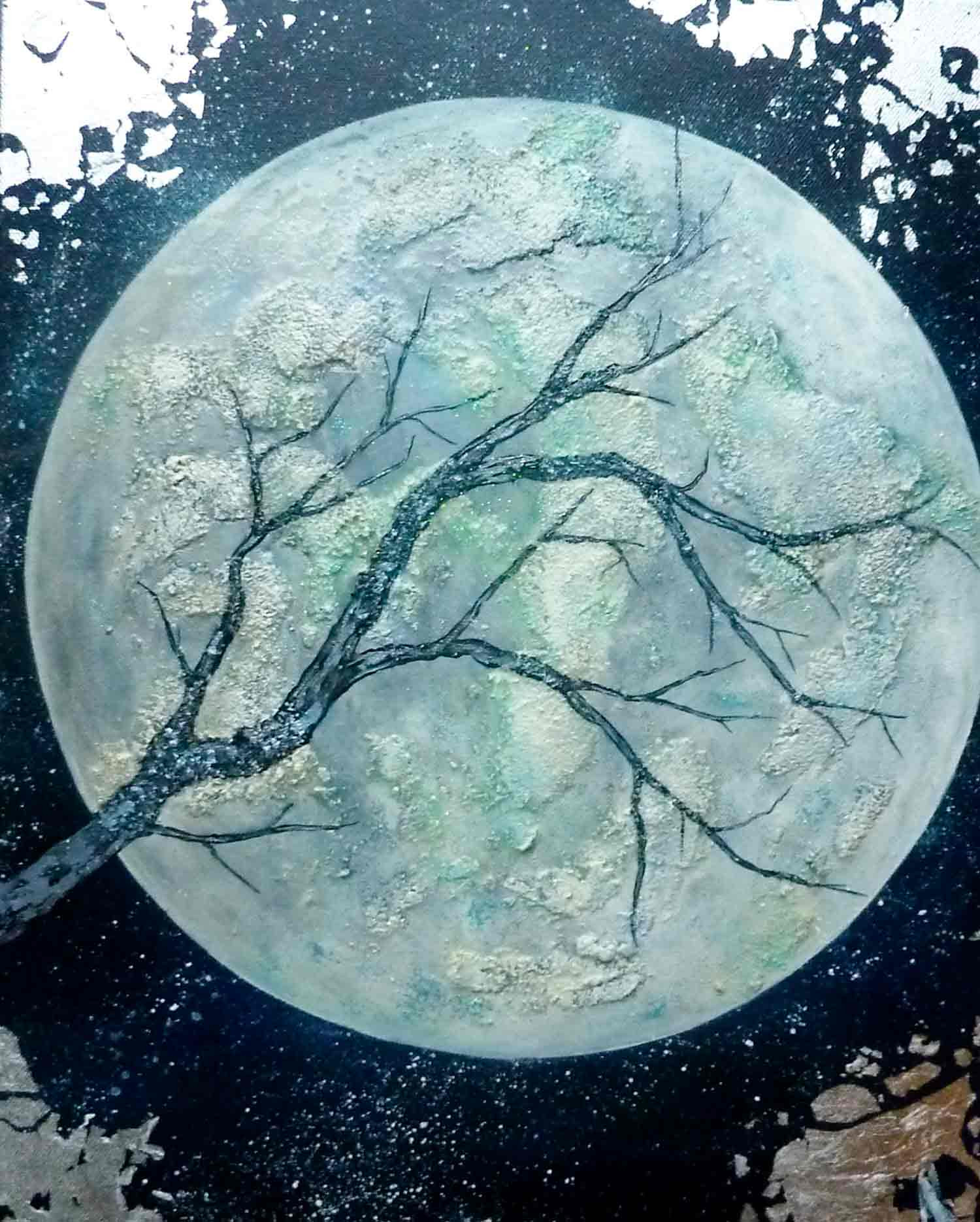 Anne Robin, Luna, peinture - Galerie de vente et d’achat d’art contemporain en ligne Artalistic