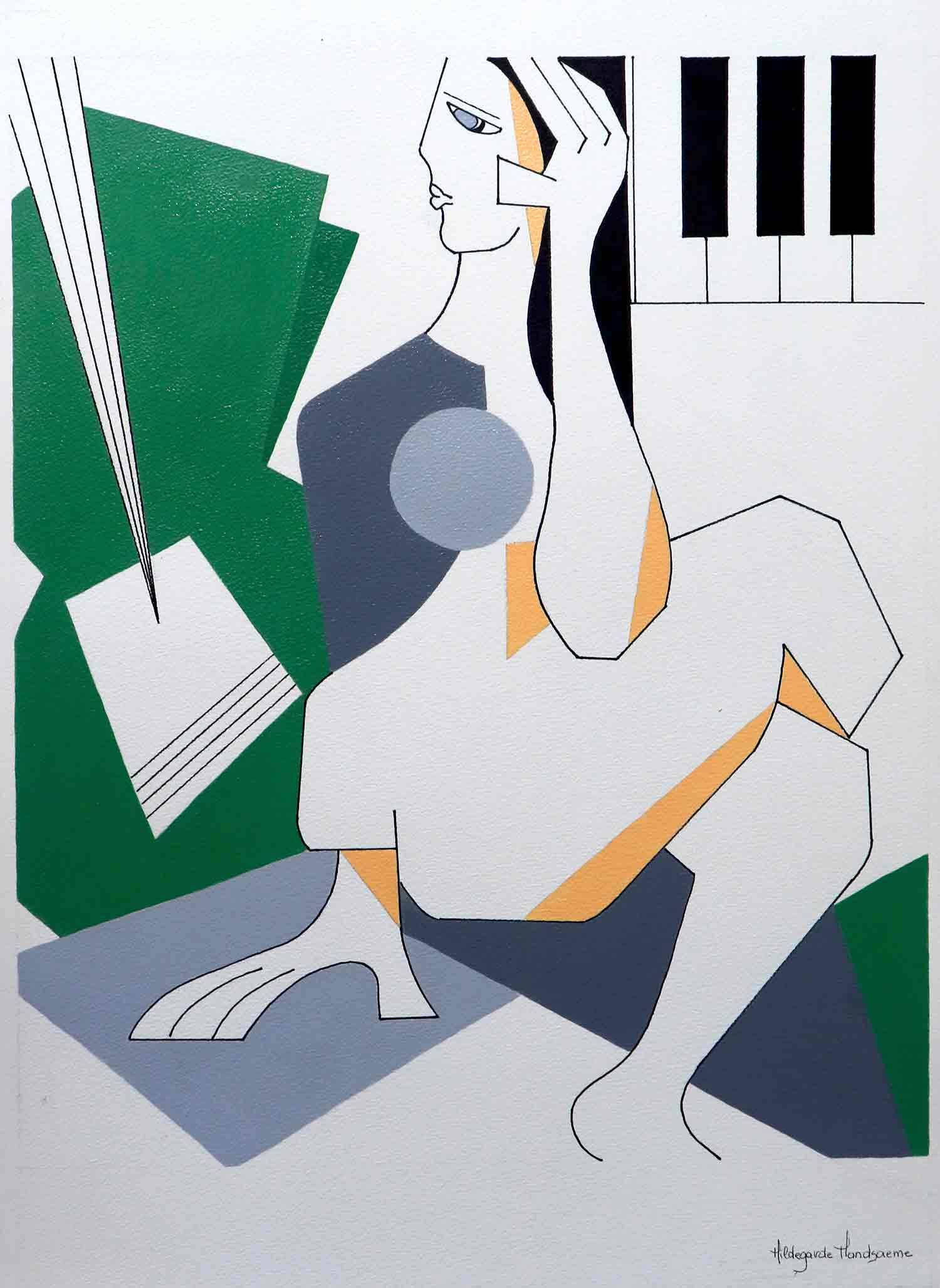 Hildegarde Handsaeme, Accords visuels, drarwing - Artalistic online contemporary art buying and selling gallery