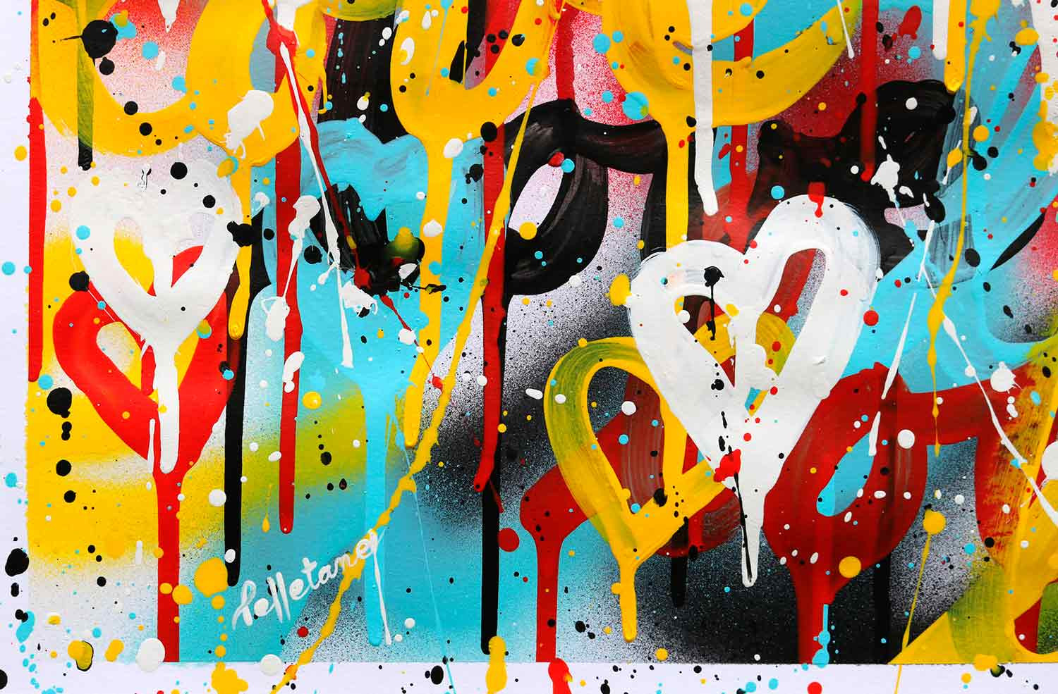 Isabelle Pelletane, Love love 11, peinture - Galerie de vente et d’achat d’art contemporain en ligne Artalistic