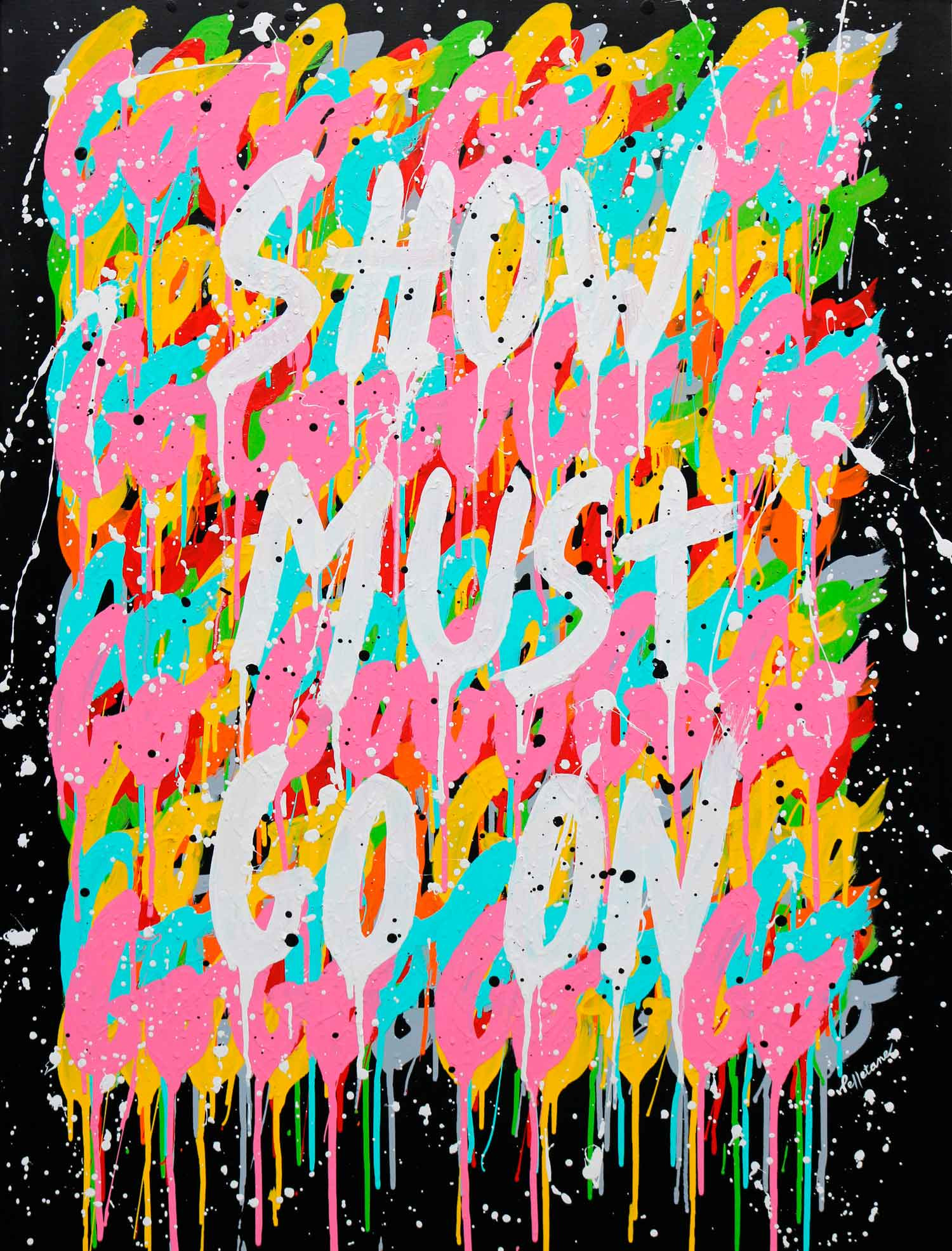 Isabelle Pelletane, Show must go on, peinture - Galerie de vente et d’achat d’art contemporain en ligne Artalistic