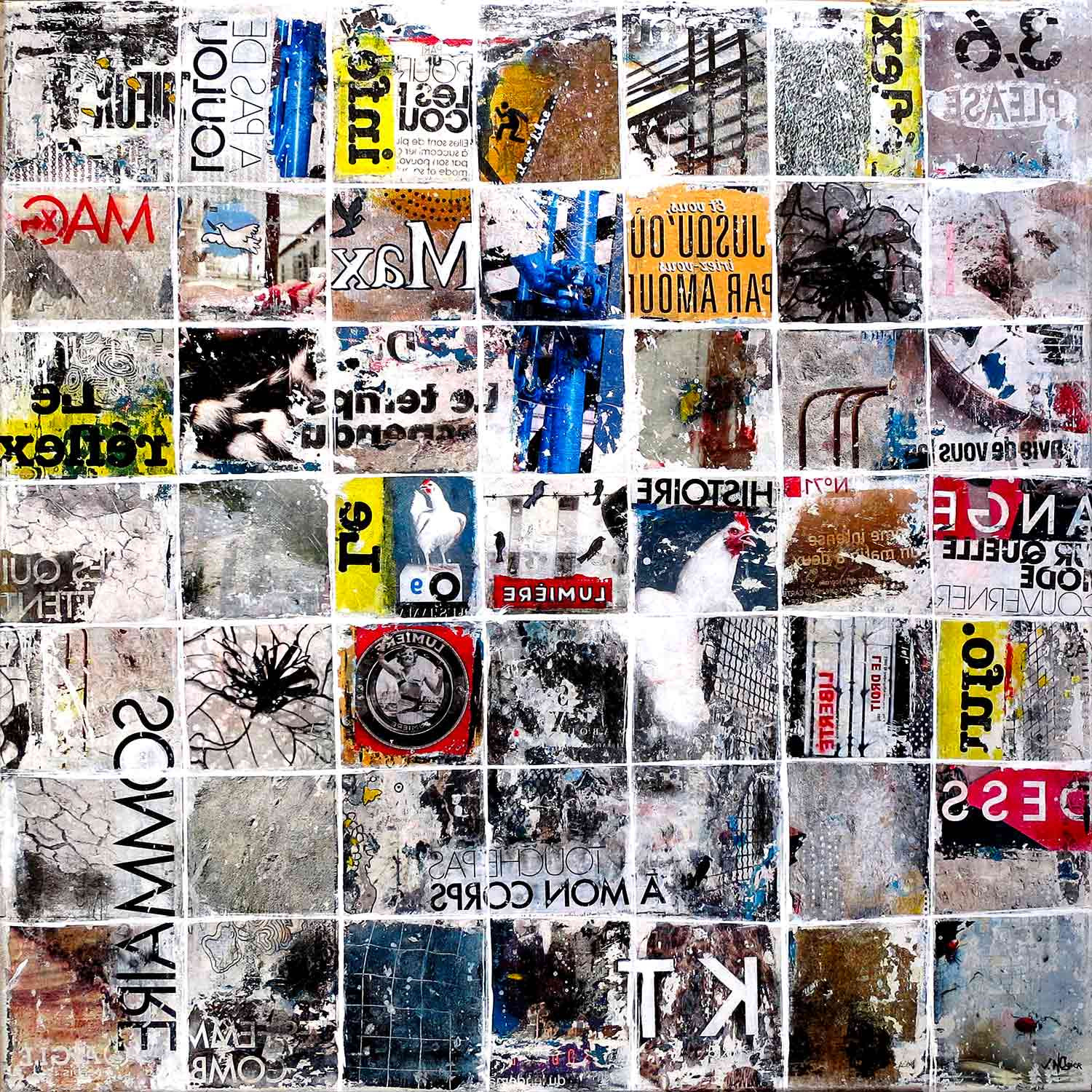Nicolas Postec, Il est libre Max, peinture - Galerie de vente et d’achat d’art contemporain en ligne Artalistic