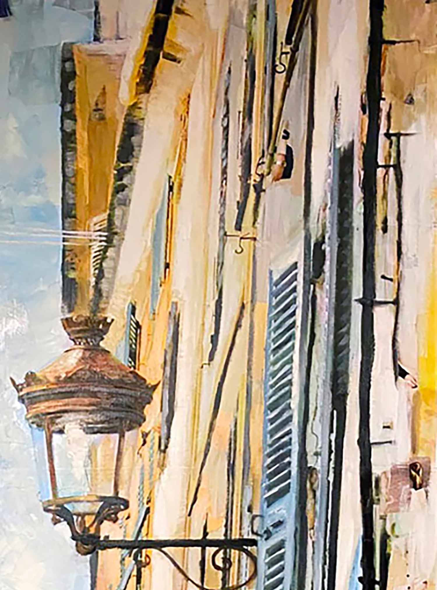 Nathalie Lemaître, Le passage de Bastia, peinture - Galerie de vente et d’achat d’art contemporain en ligne Artalistic