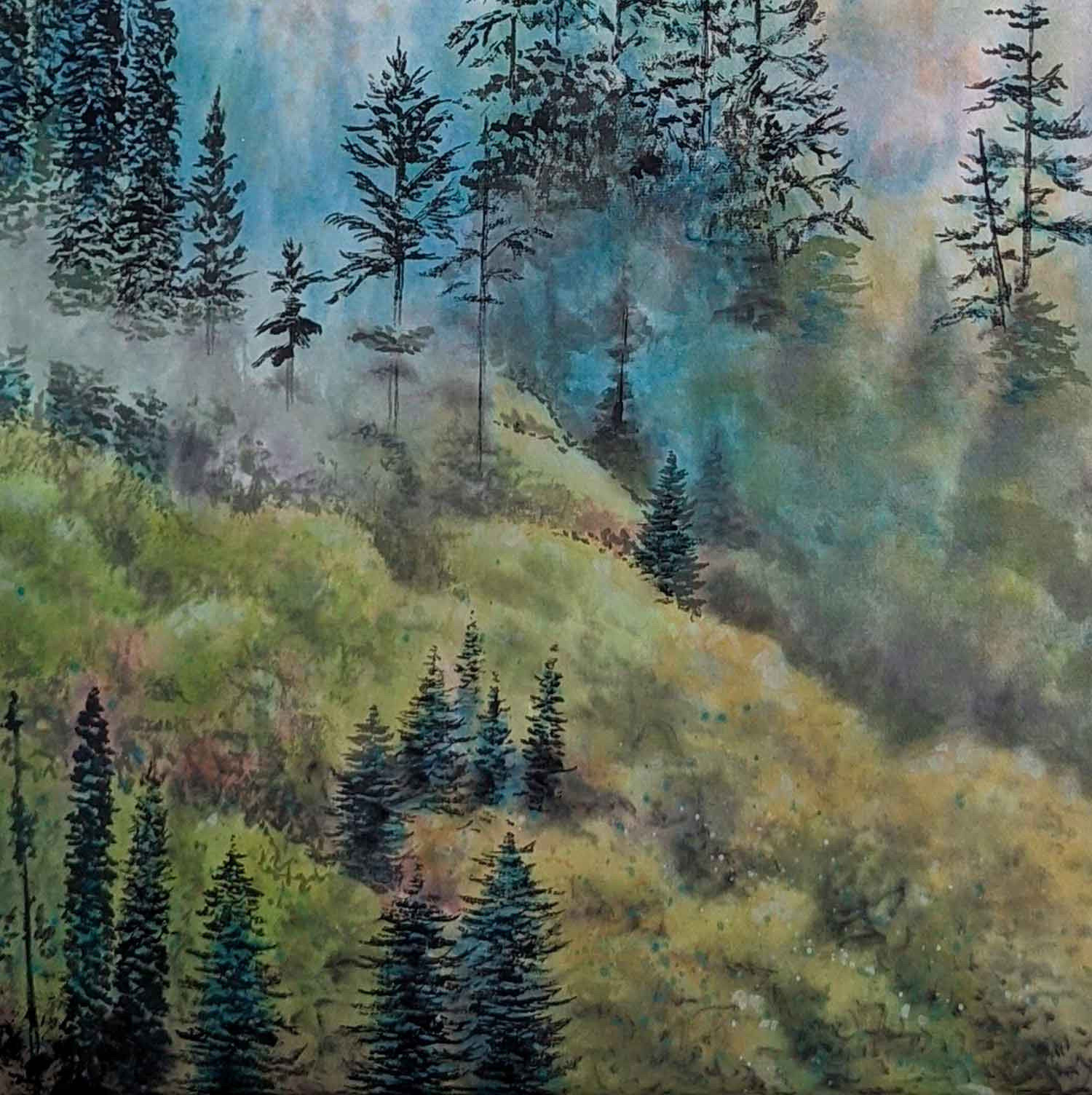 Muriel Besnard, enchantement ouaté, peinture - Galerie de vente et d’achat d’art contemporain en ligne Artalistic