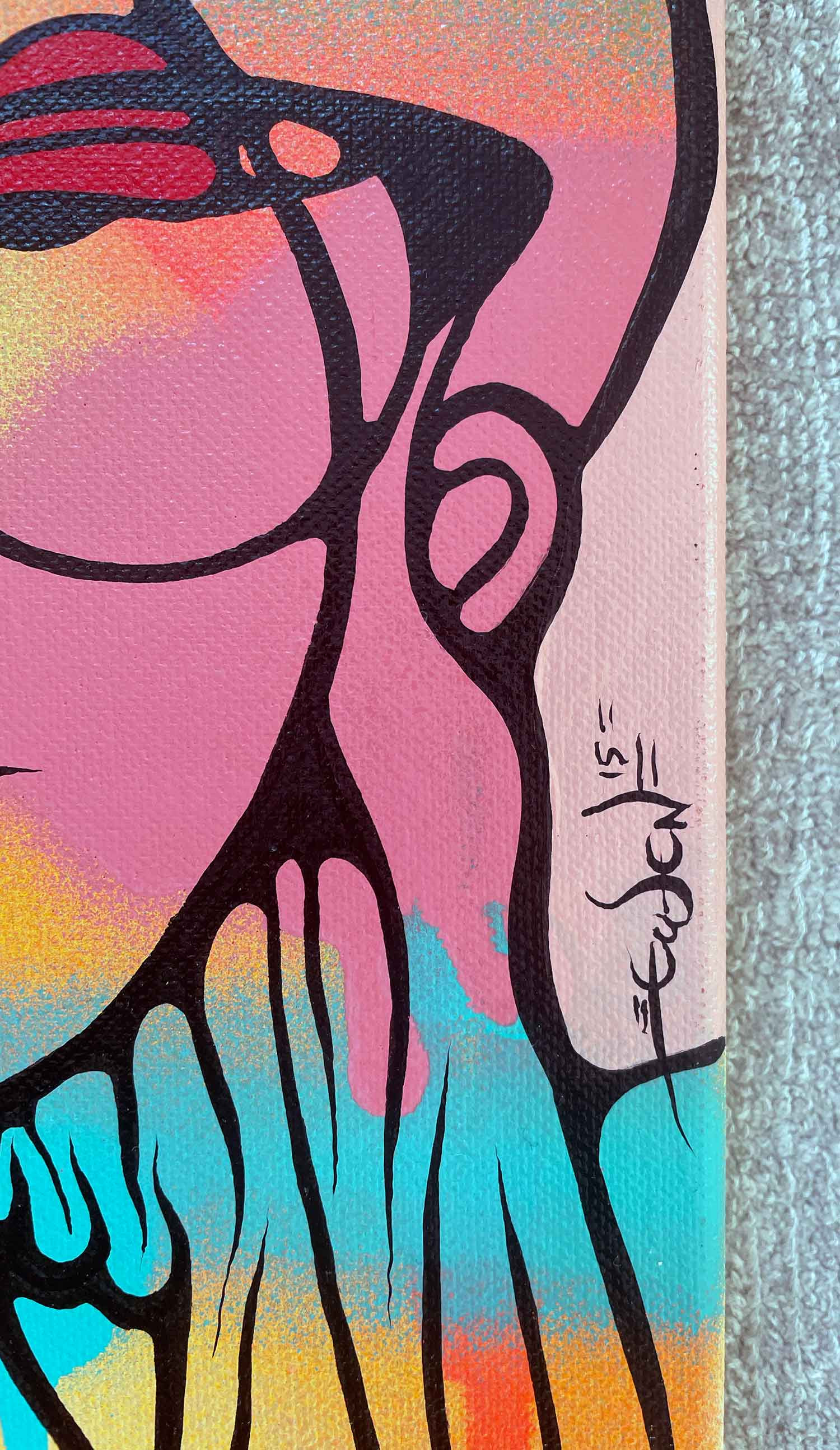 Ewen Gur, Selfie, peinture - Galerie de vente et d’achat d’art contemporain en ligne Artalistic