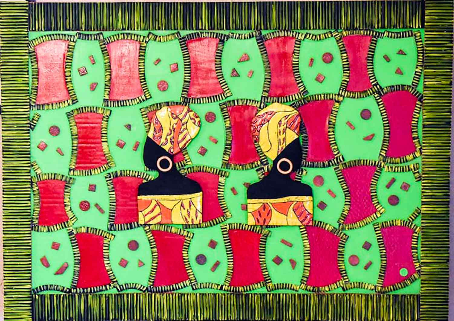 Brigitte Millet, Bamako, peinture - Galerie de vente et d’achat d’art contemporain en ligne Artalistic