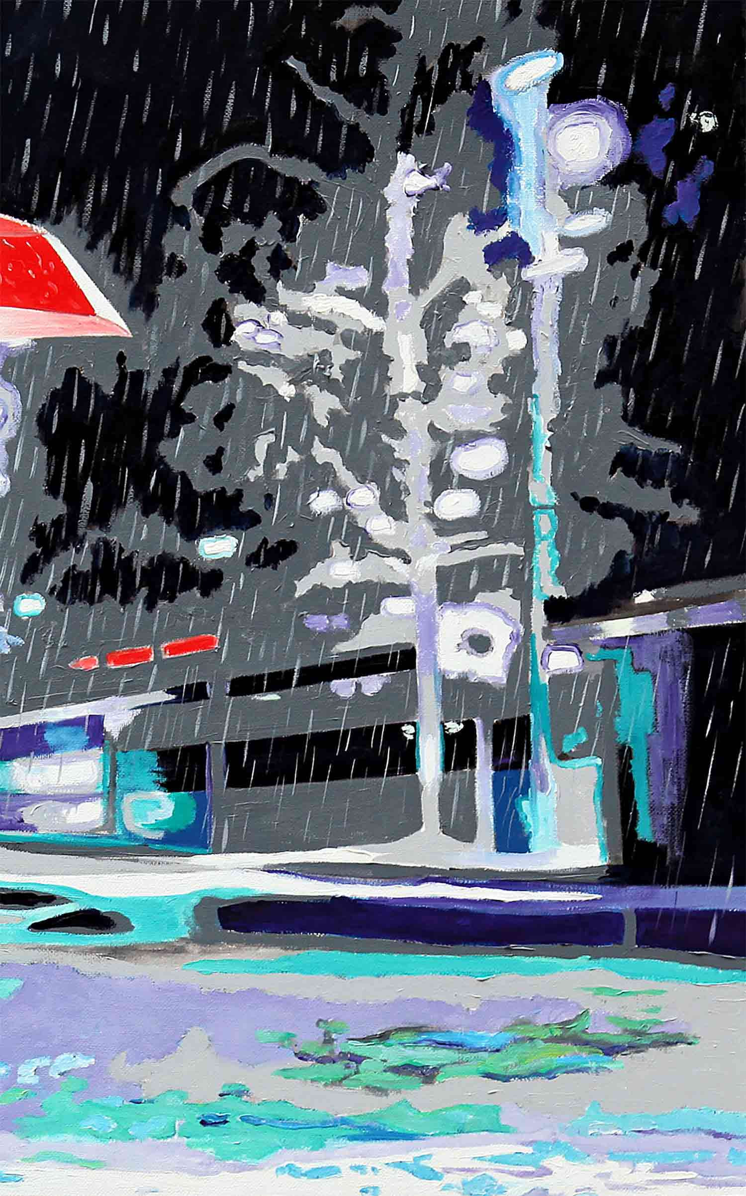 Jean-Jacques Venturini, Nuit blanche, peinture - Galerie de vente et d’achat d’art contemporain en ligne Artalistic