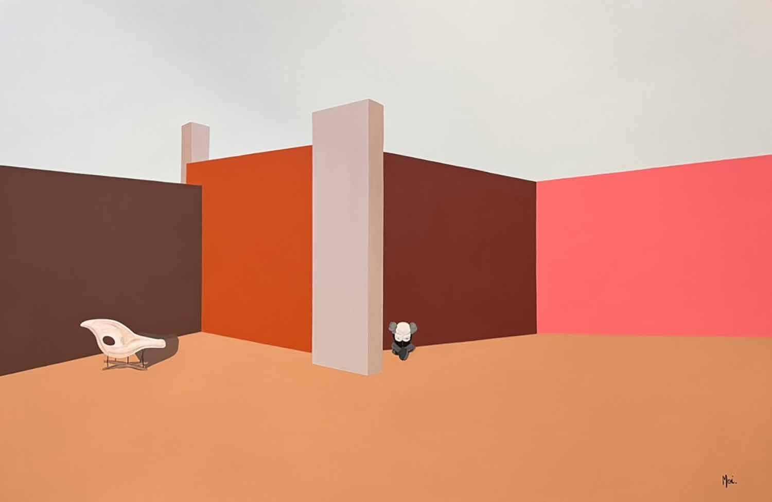 Moi., Lui, peinture - Galerie de vente et d’achat d’art contemporain en ligne Artalistic