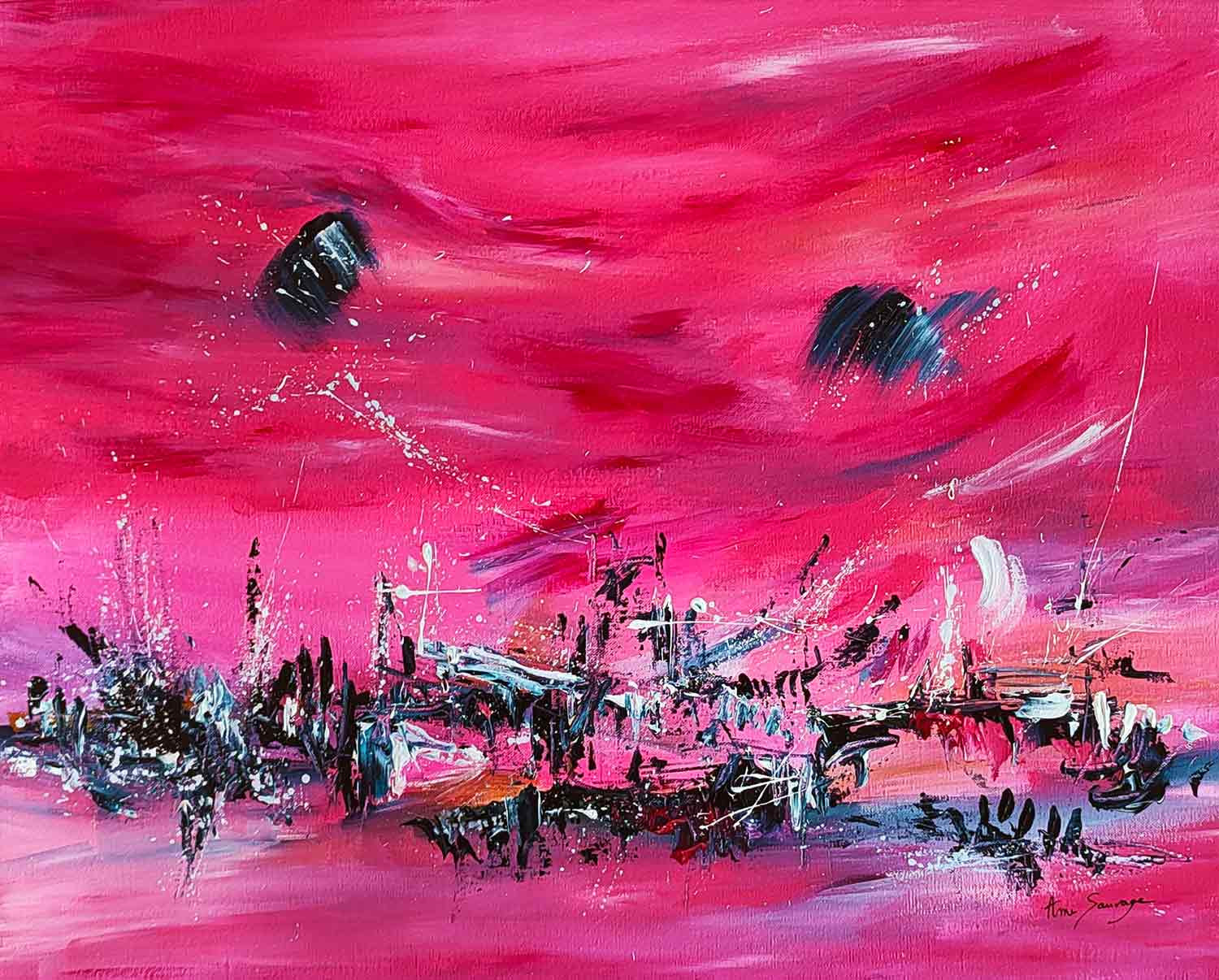 Âme Sauvage, Objets volants, peinture - Galerie de vente et d’achat d’art contemporain en ligne Artalistic