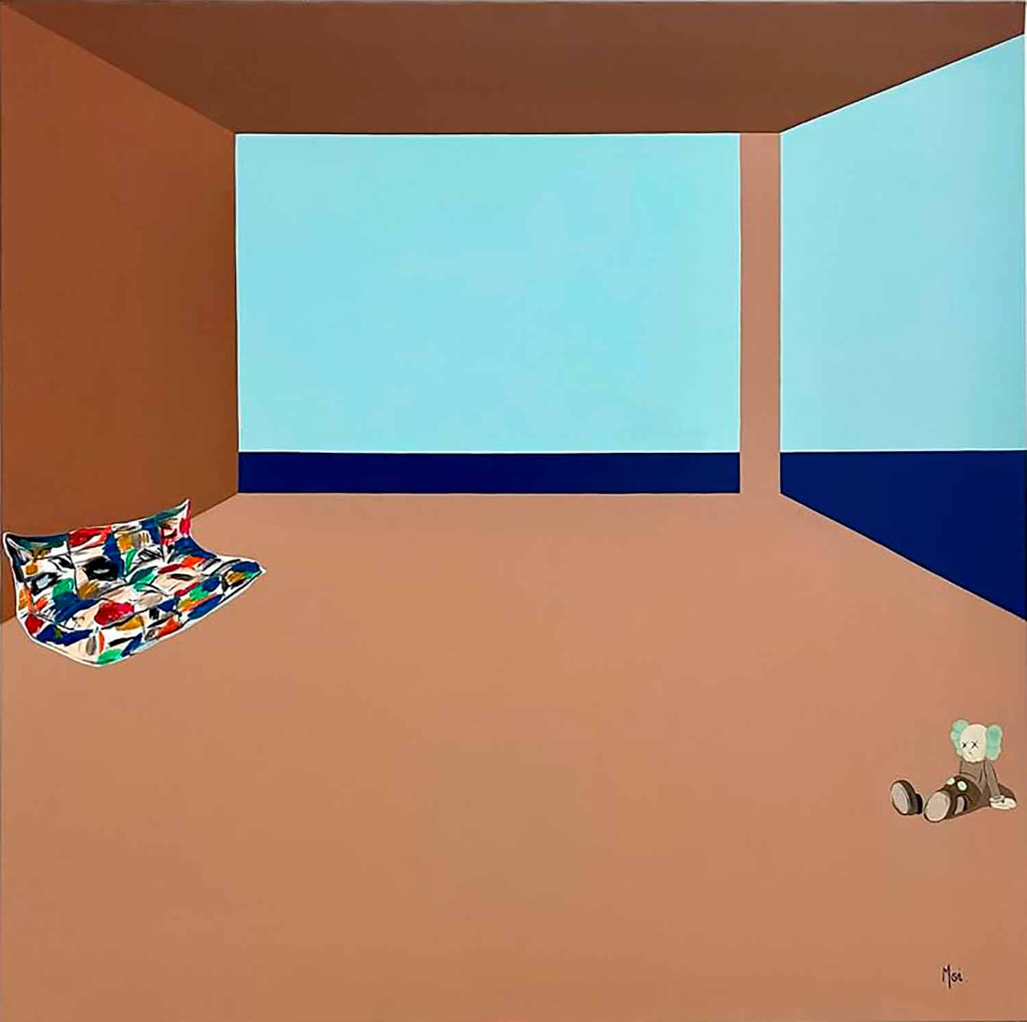 Moi., Le rêveur, peinture - Galerie de vente et d’achat d’art contemporain en ligne Artalistic