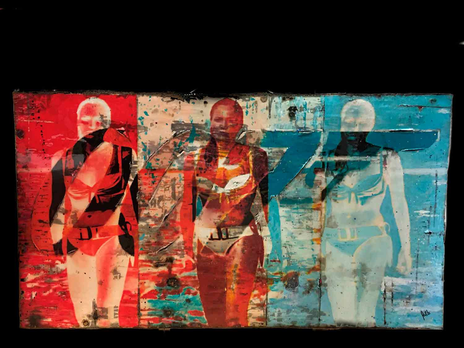 Fa2b, 007, peinture - Galerie de vente et d’achat d’art contemporain en ligne Artalistic