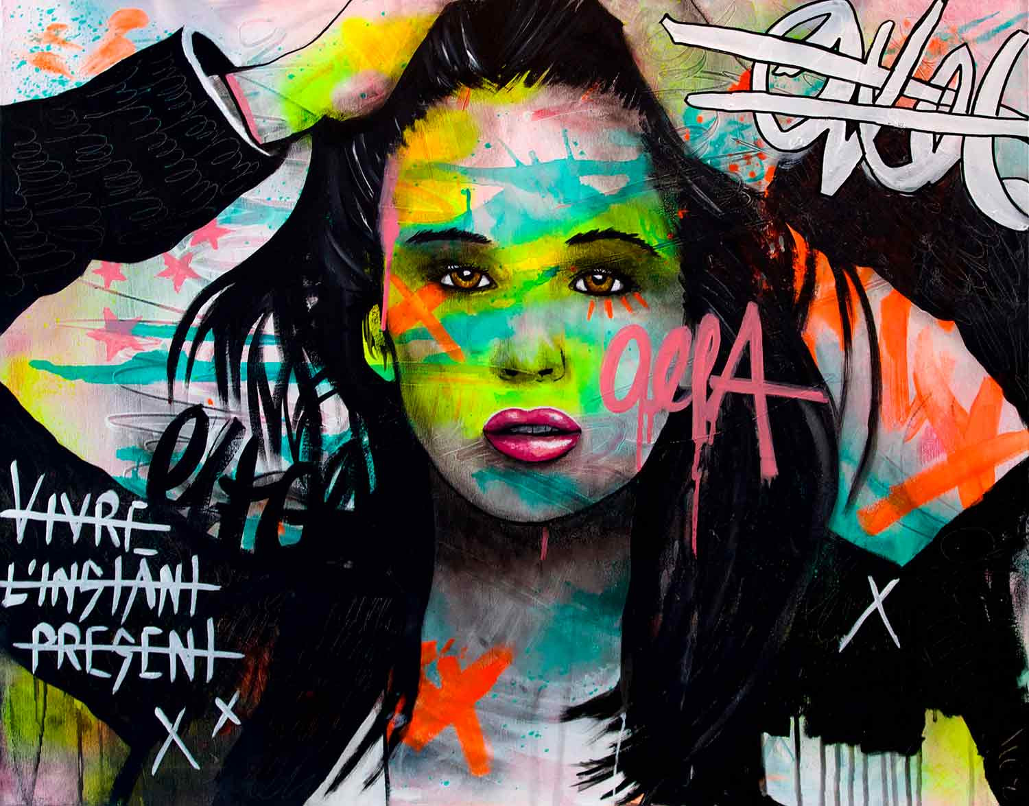 Eklektik, Carpe Diem, peinture - Galerie de vente et d’achat d’art contemporain en ligne Artalistic