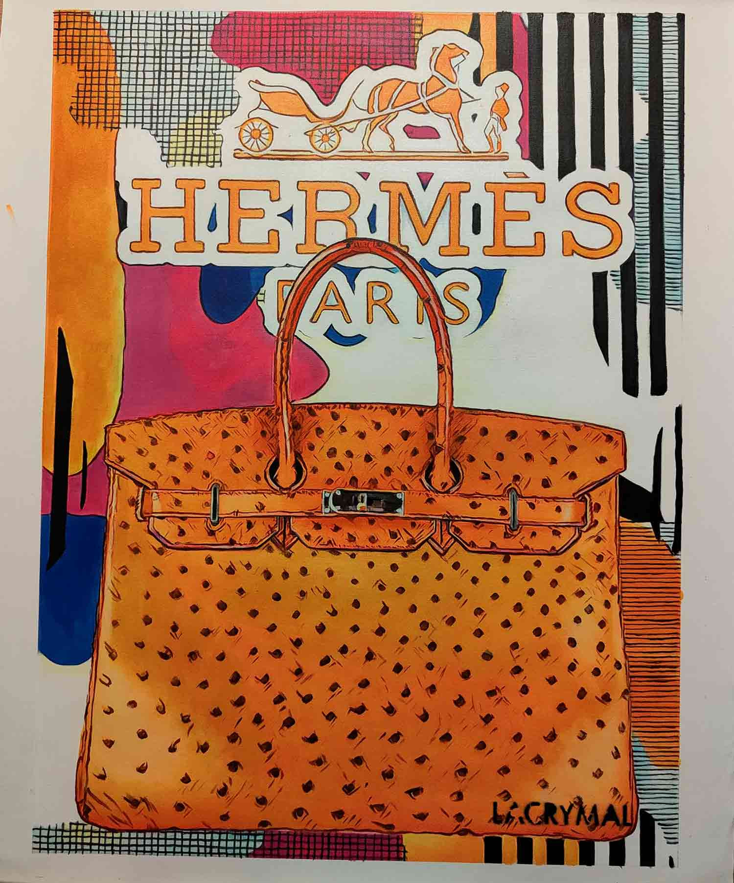 Lacrymal, Birkin Bag, peinture - Galerie de vente et d’achat d’art contemporain en ligne Artalistic