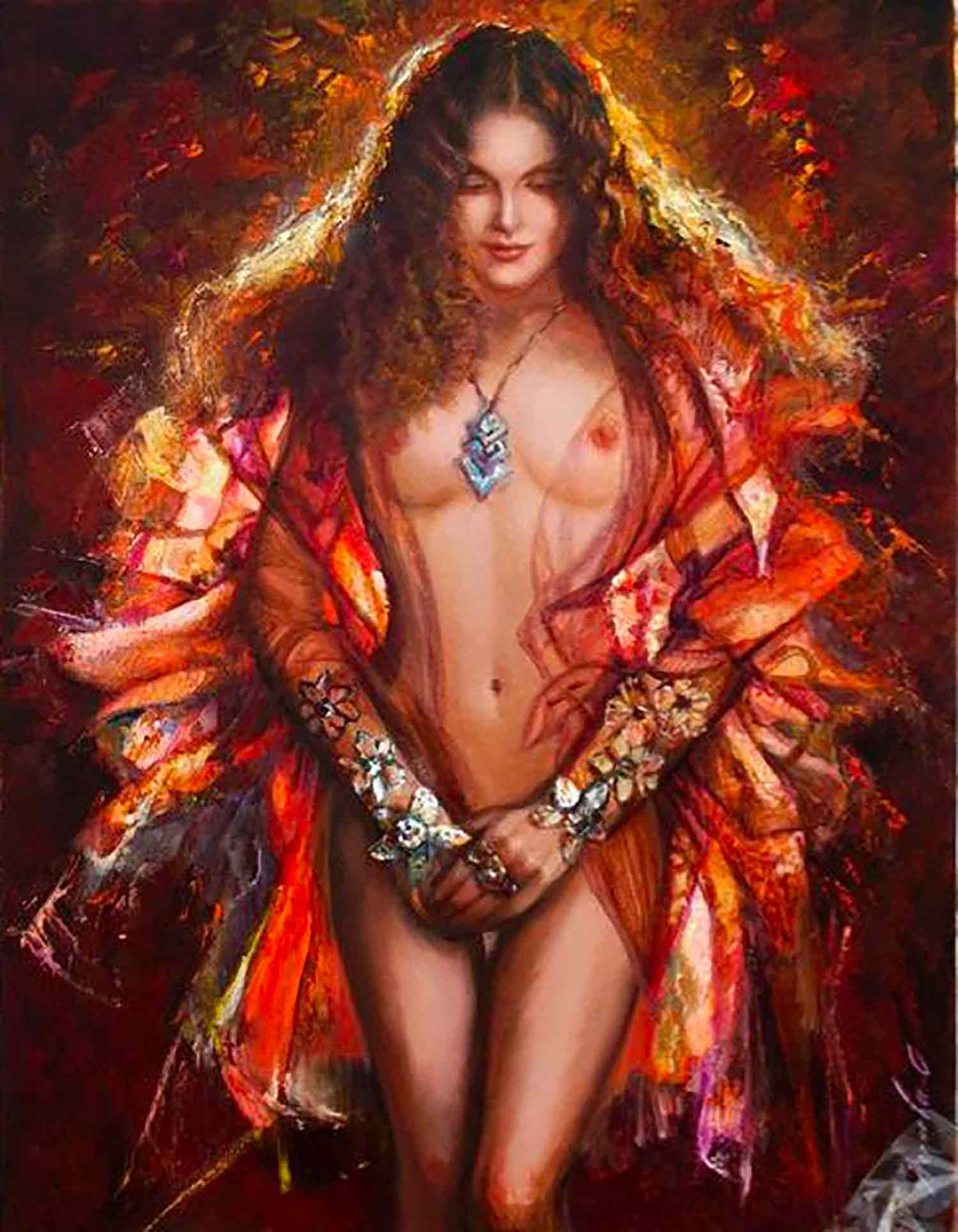 Svetlana Yaseneva, Admiring harmony, peinture - Galerie de vente et d’achat d’art contemporain en ligne Artalistic