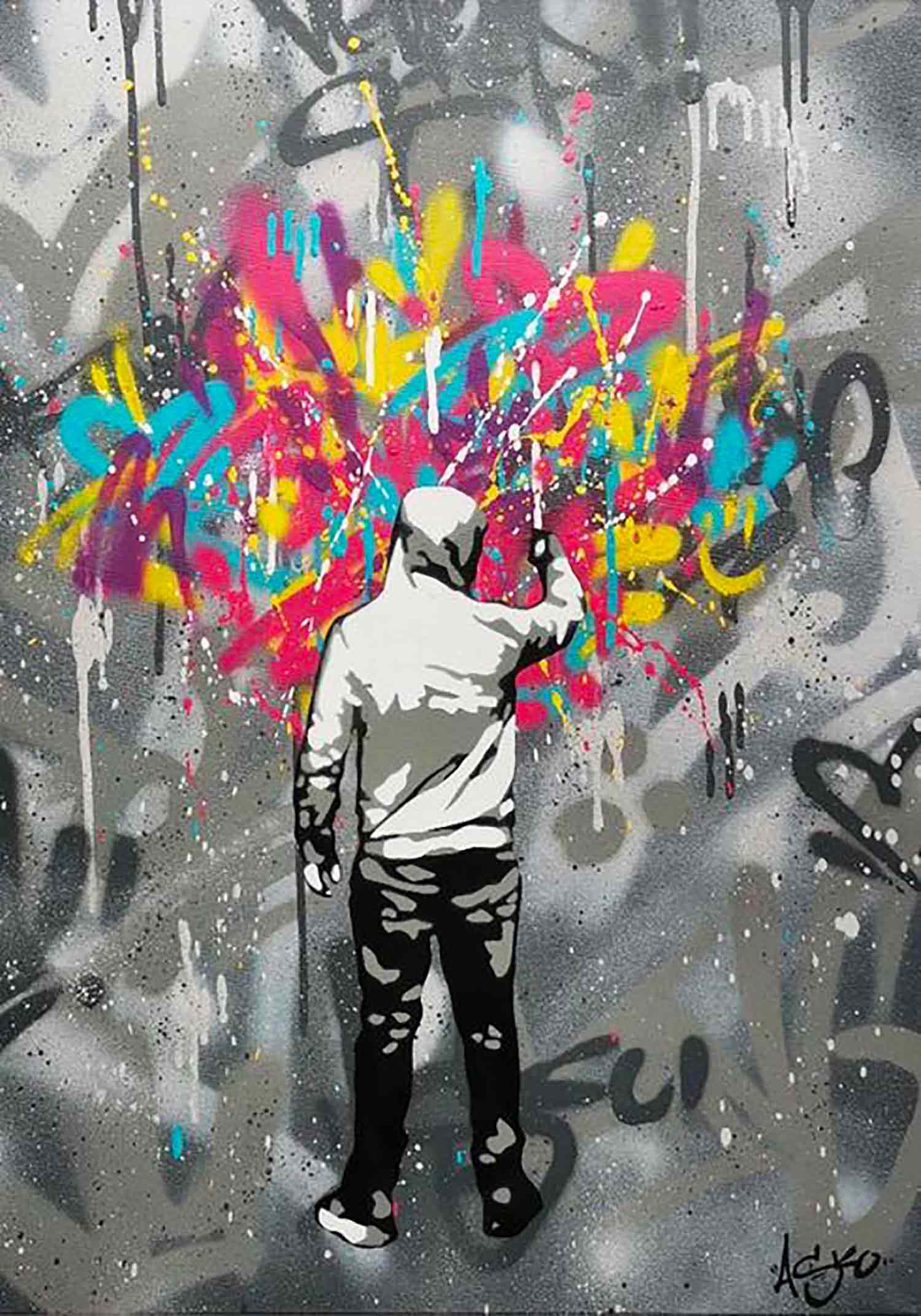 Asko, Never stop creating, painting - Artalistic online contemporary art buying and selling gallery