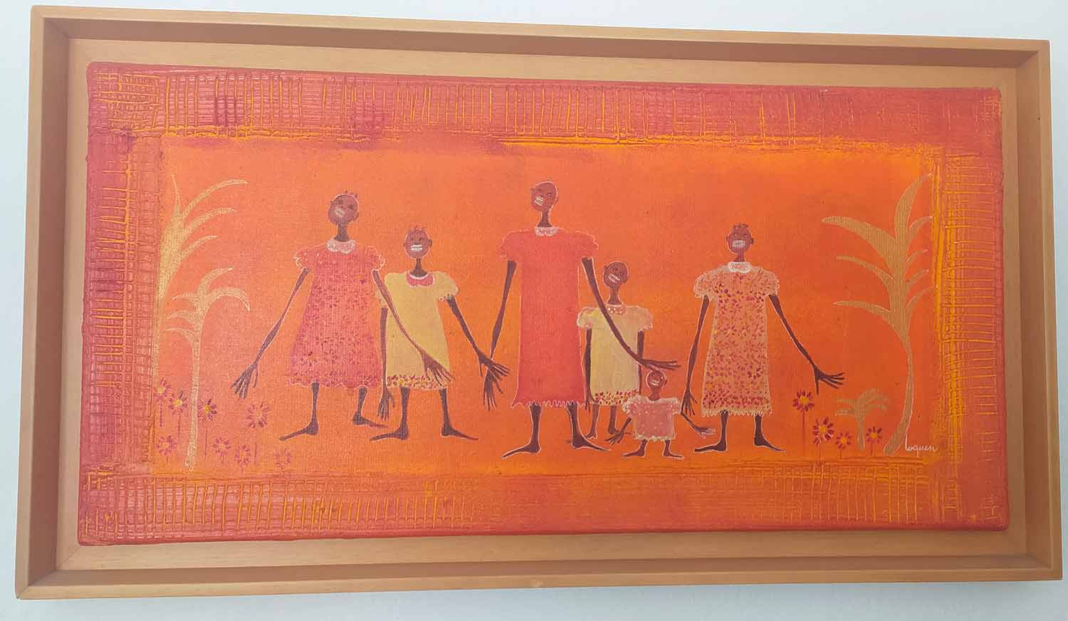 Claudine Loquen, Famille, peinture - Galerie de vente et d’achat d’art contemporain en ligne Artalistic