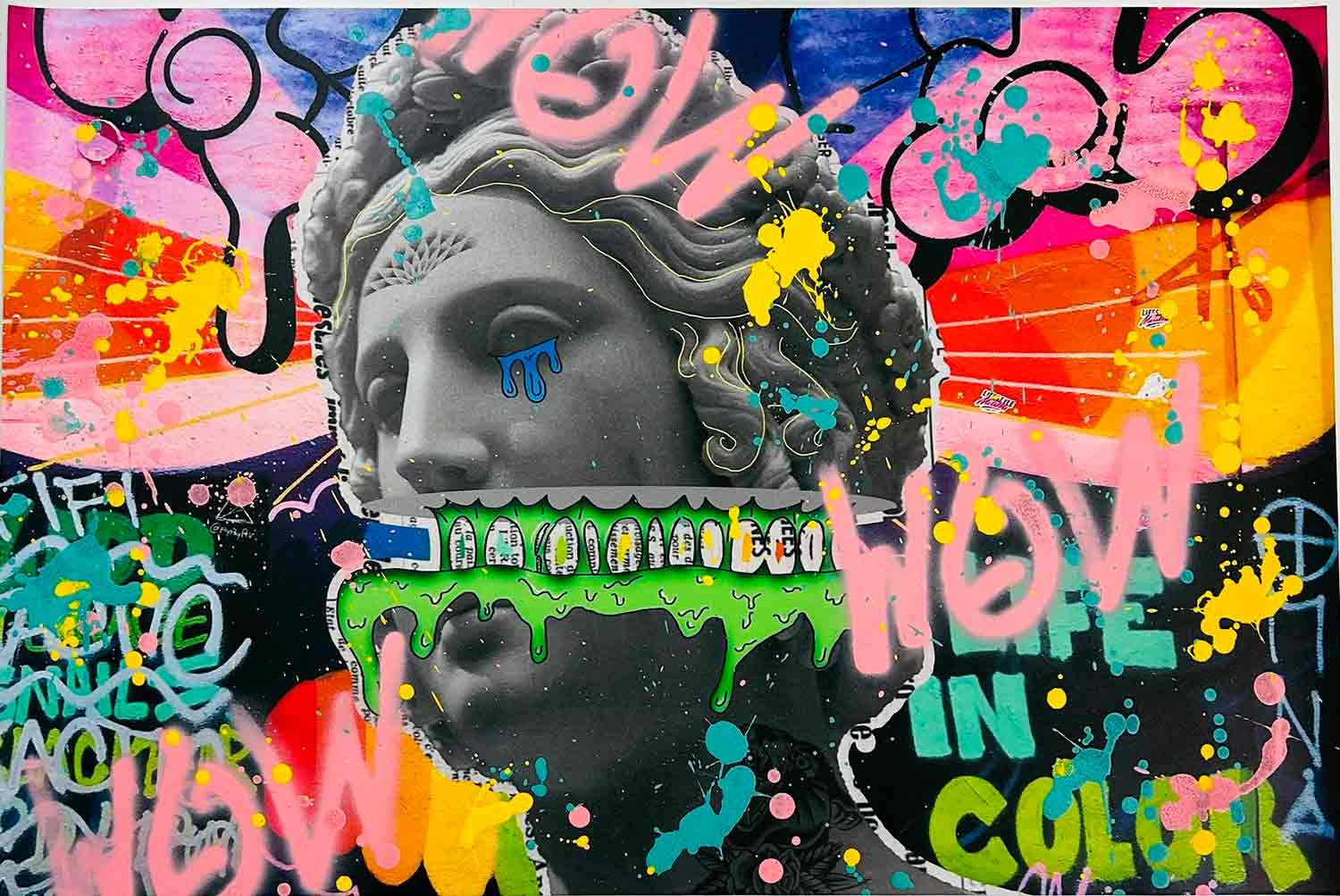 Talion, Stone statue, peinture - Galerie de vente et d’achat d’art contemporain en ligne Artalistic