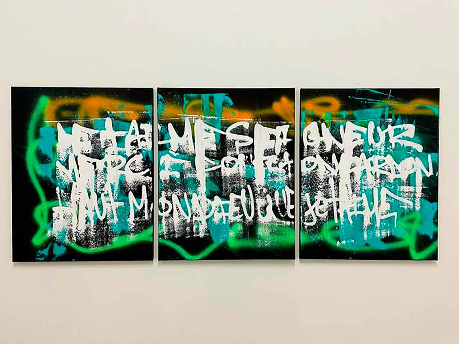 Karl Lagasse, Triptyque lovely, peinture - Galerie de vente et d’achat d’art contemporain en ligne Artalistic