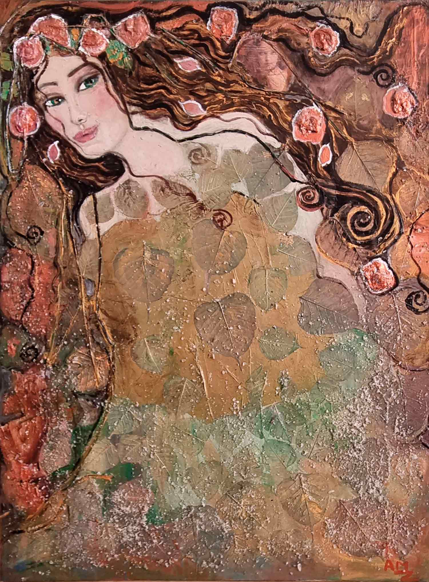 Anne-Marie Zylberman, La Sylphide, peinture - Galerie de vente et d’achat d’art contemporain en ligne Artalistic