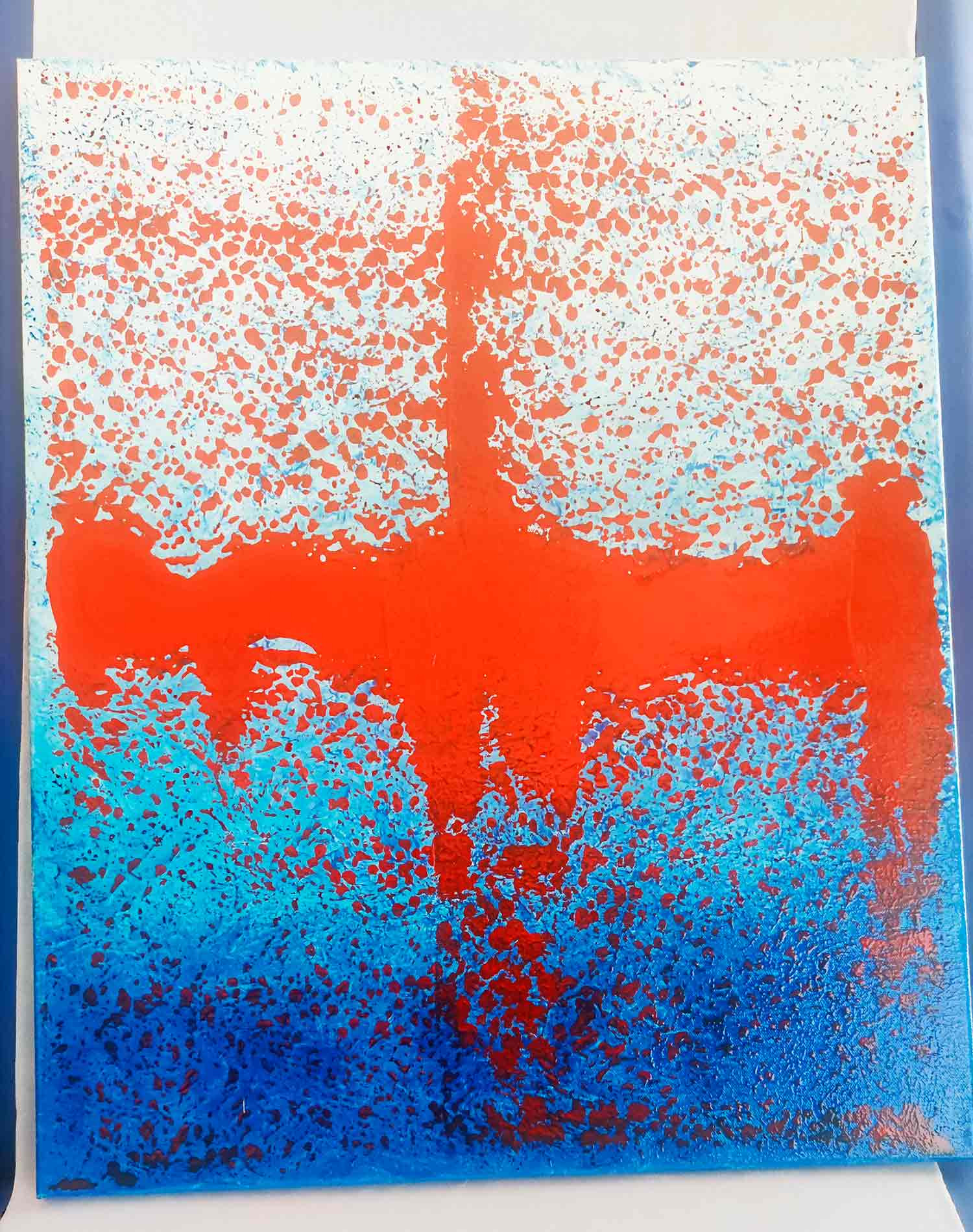 Ronan Martin, Poppies in the sky, peinture - Galerie de vente et d’achat d’art contemporain en ligne Artalistic