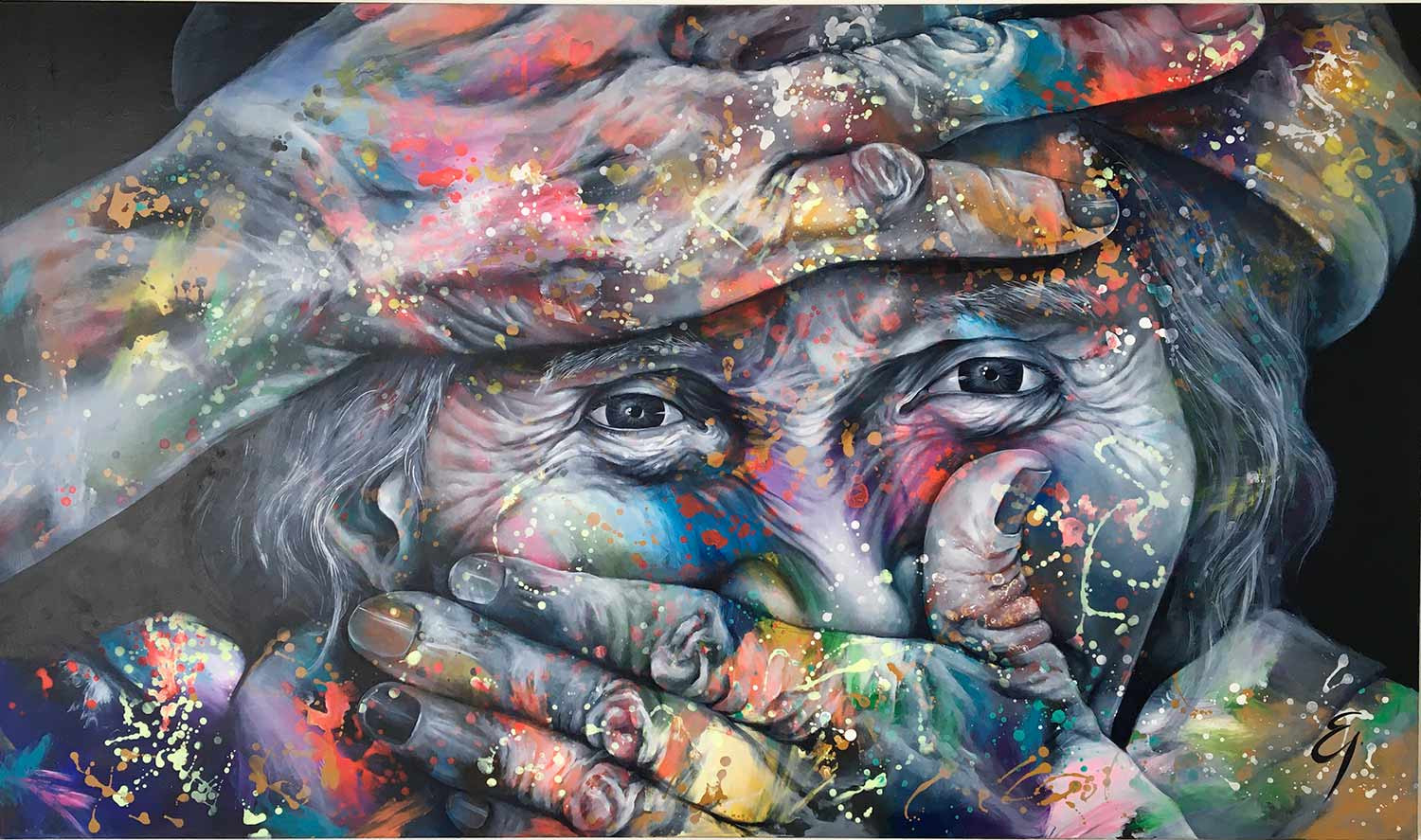 Elaura, même pas myope, peinture - Galerie de vente et d’achat d’art contemporain en ligne Artalistic