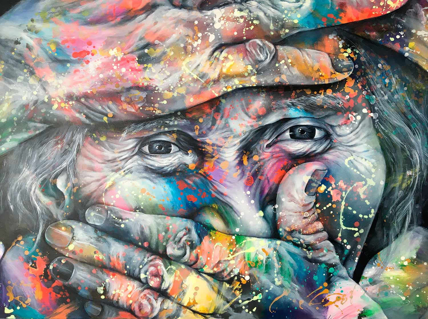 Elaura, même pas myope, peinture - Galerie de vente et d’achat d’art contemporain en ligne Artalistic