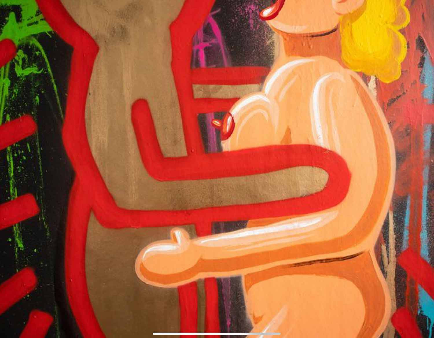 Ram & Bellini, Plastic love, peinture - Galerie de vente et d’achat d’art contemporain en ligne Artalistic