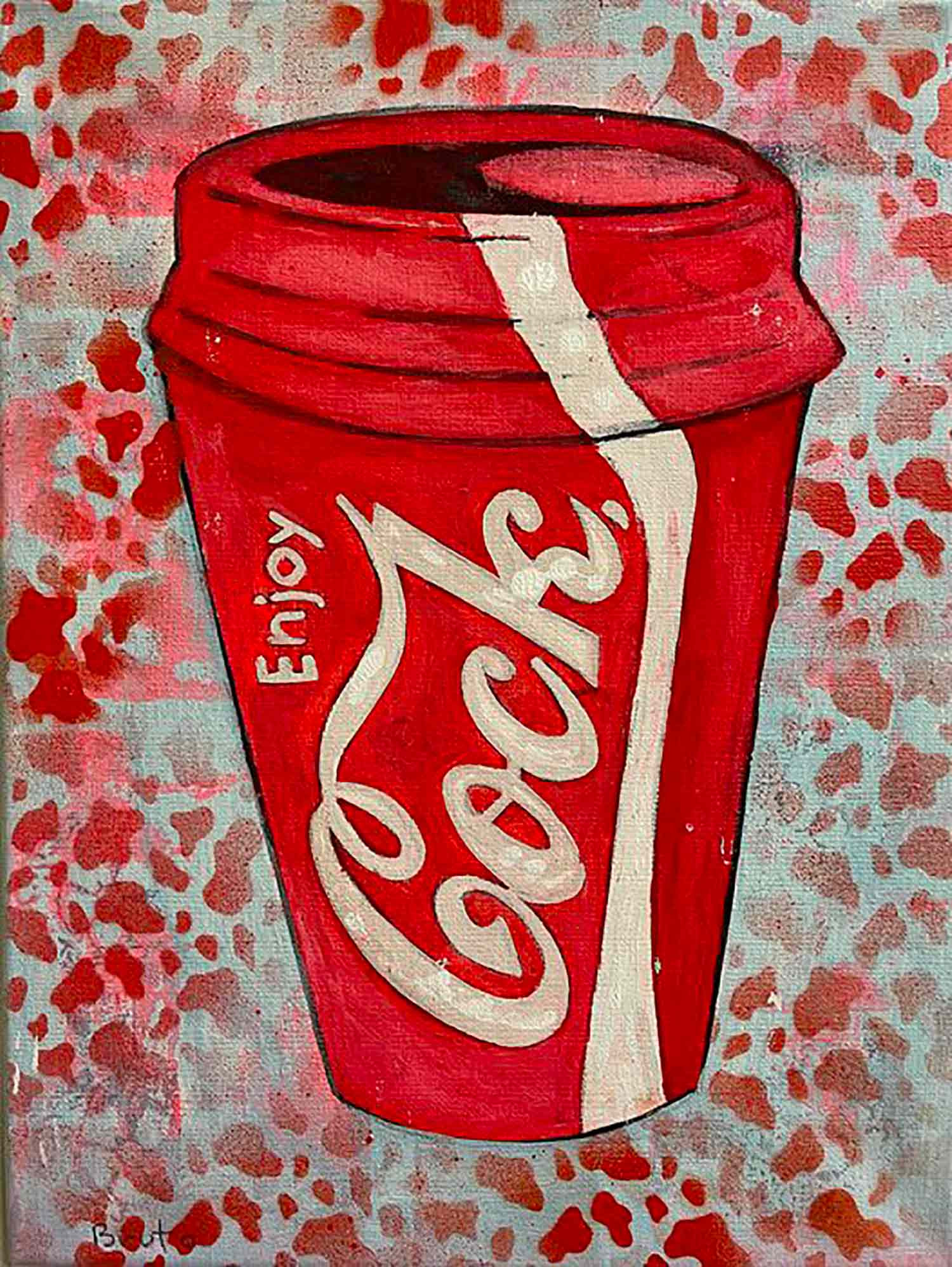 Bruto, Enjoy cock, peinture - Galerie de vente et d’achat d’art contemporain en ligne Artalistic