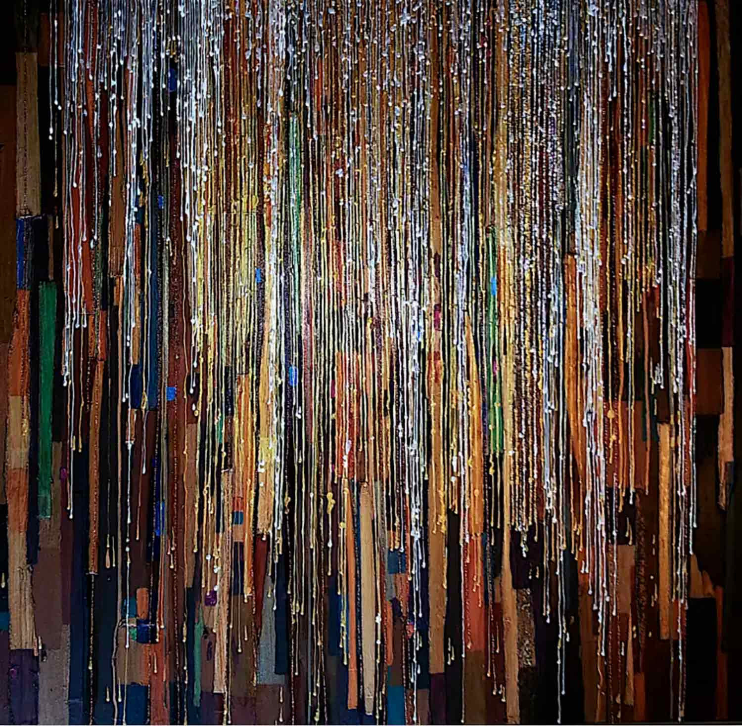Sophie Cantou, pluie de lumière, peinture - Galerie de vente et d’achat d’art contemporain en ligne Artalistic