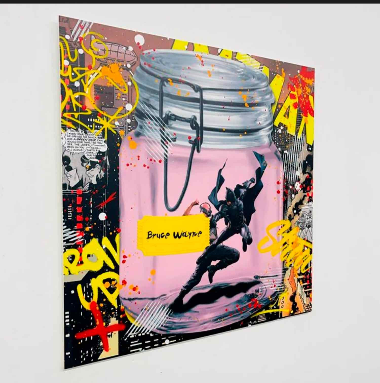 Aiiroh, Preserve Dark Knight, peinture - Galerie de vente et d’achat d’art contemporain en ligne Artalistic